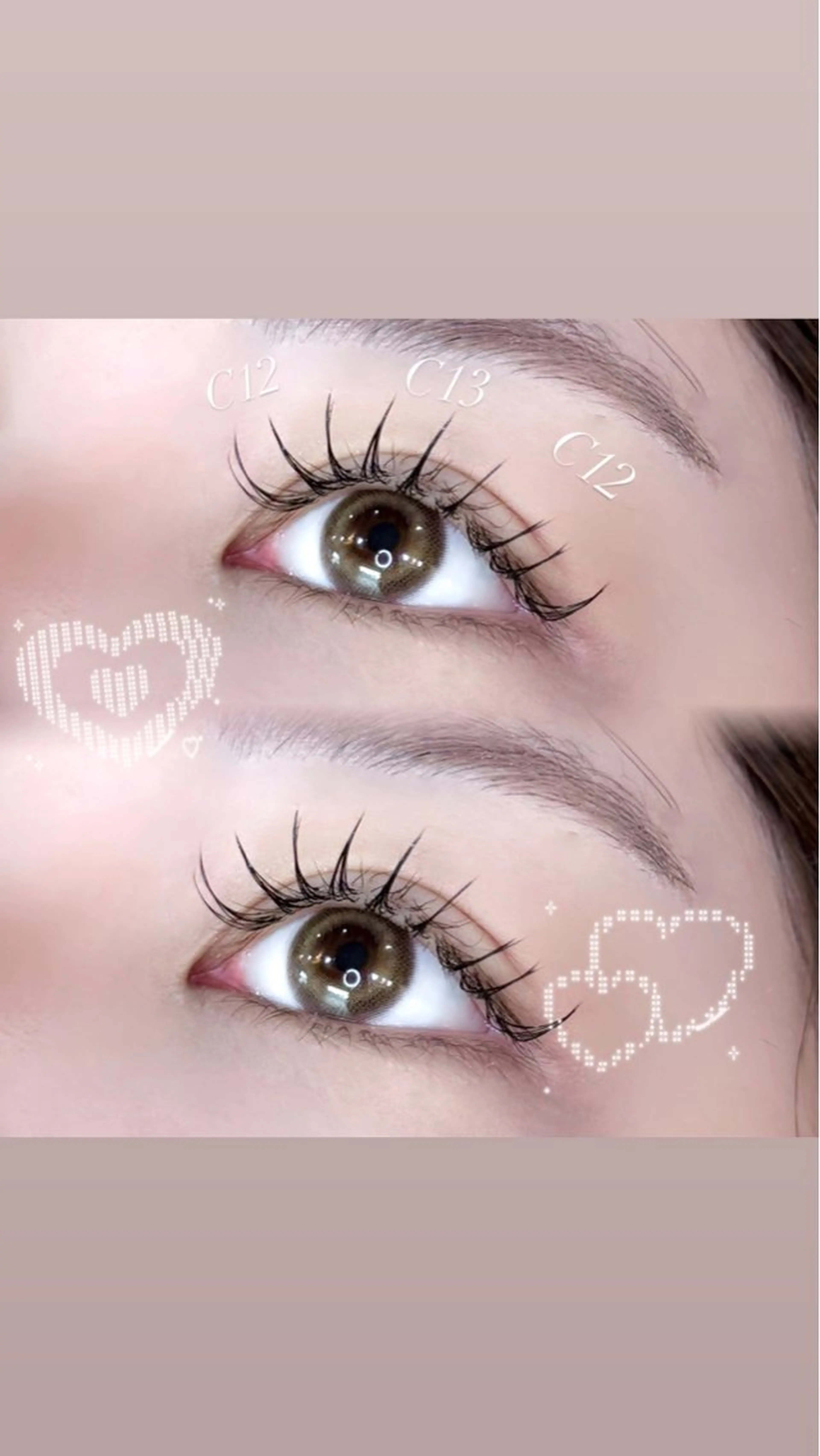 マツエク・マツパ キュート EYELA🎀村松 春菜🎀のマツエク・マツパデザイン