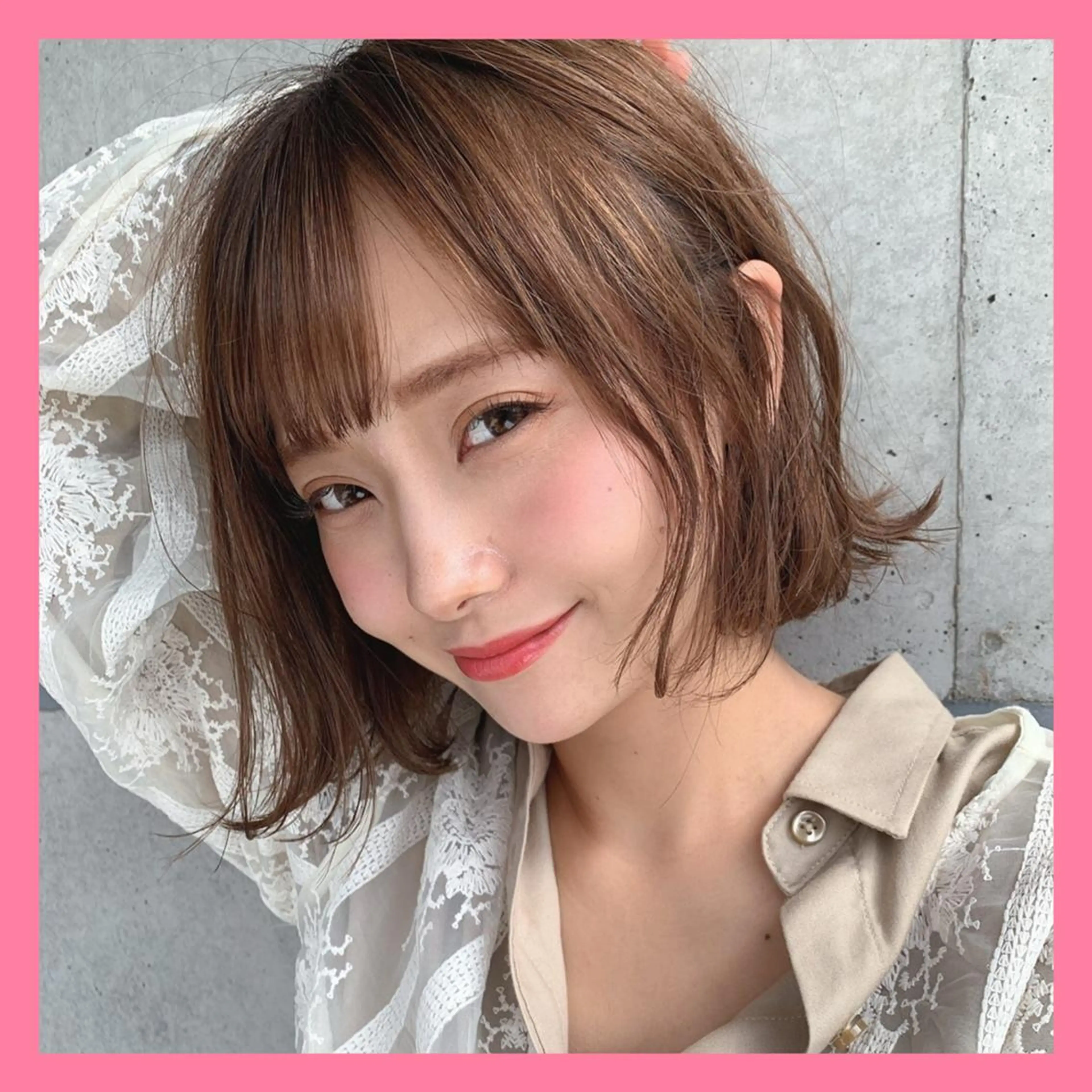 ミディアム カラー 透明感カラー ❤️sai❤️ official❤️のヘアスタイル