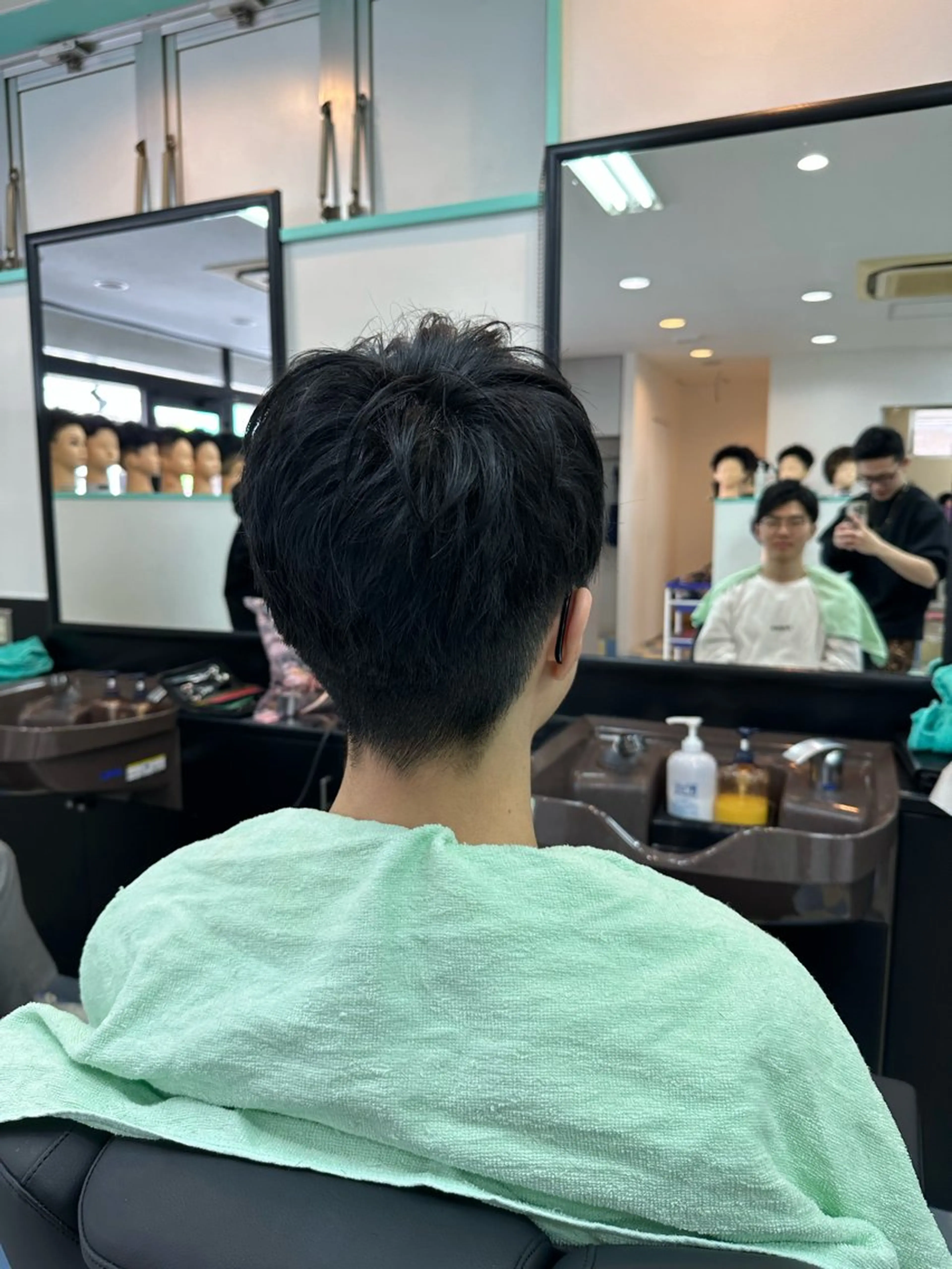 ミディアム メンズ Barber Tribe所属・メンズショート/ フェード/超駅近のヘアスタイル