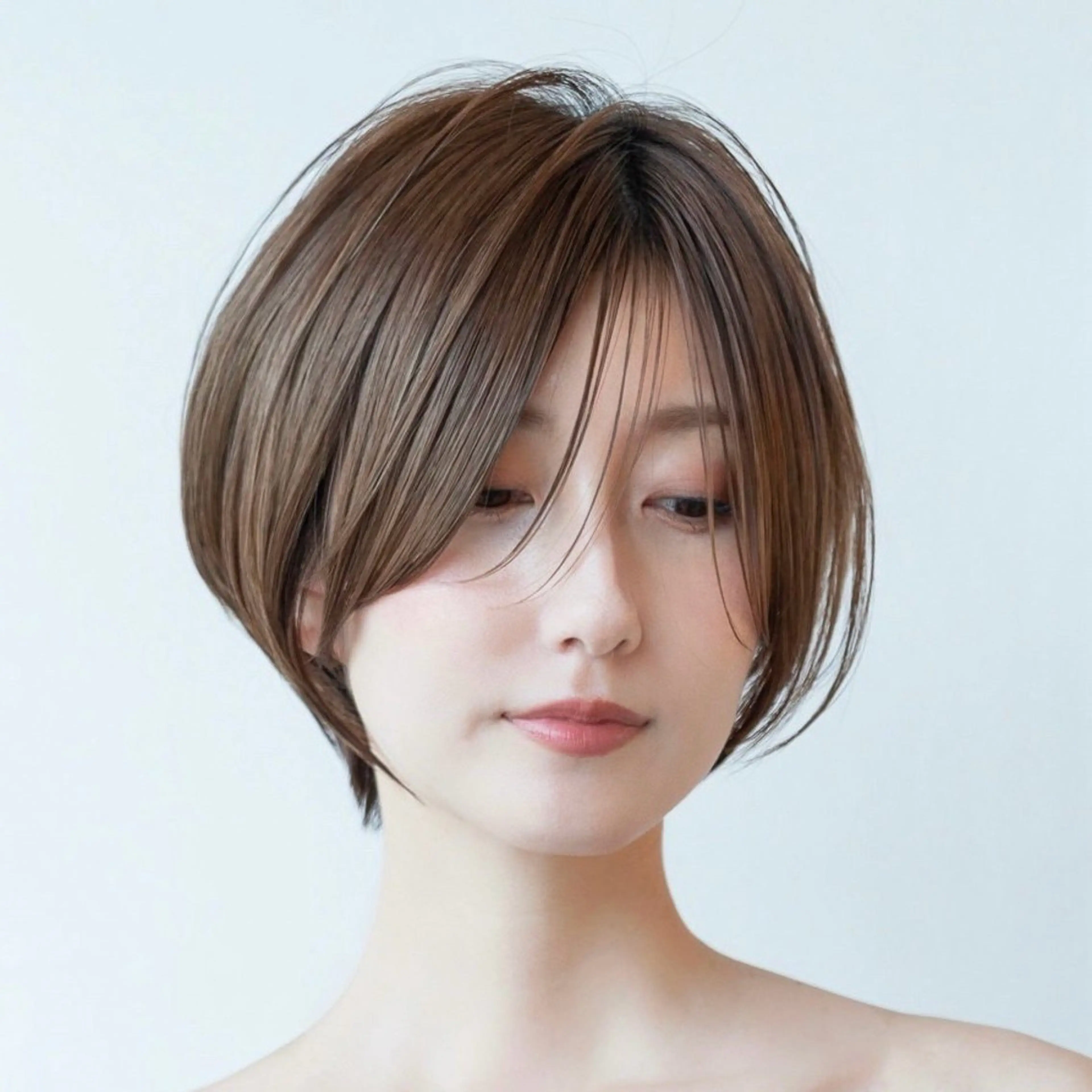 ショート カラー カット ヘアカラー トリートメント 渋谷ボブ/ショート 特化田中航平のヘアスタイル
