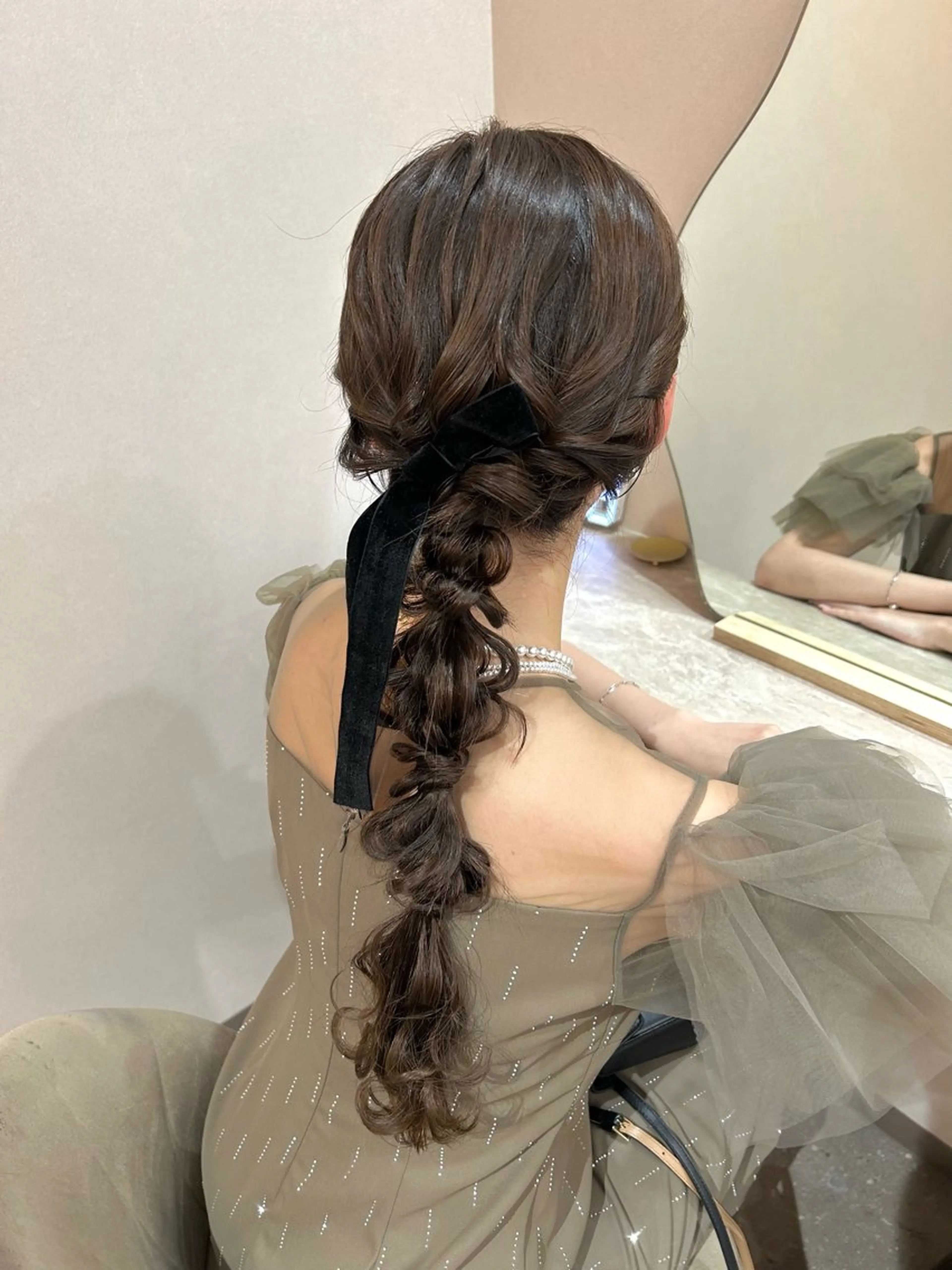 ロング ヘアセット Mila Hazukiのヘアスタイル