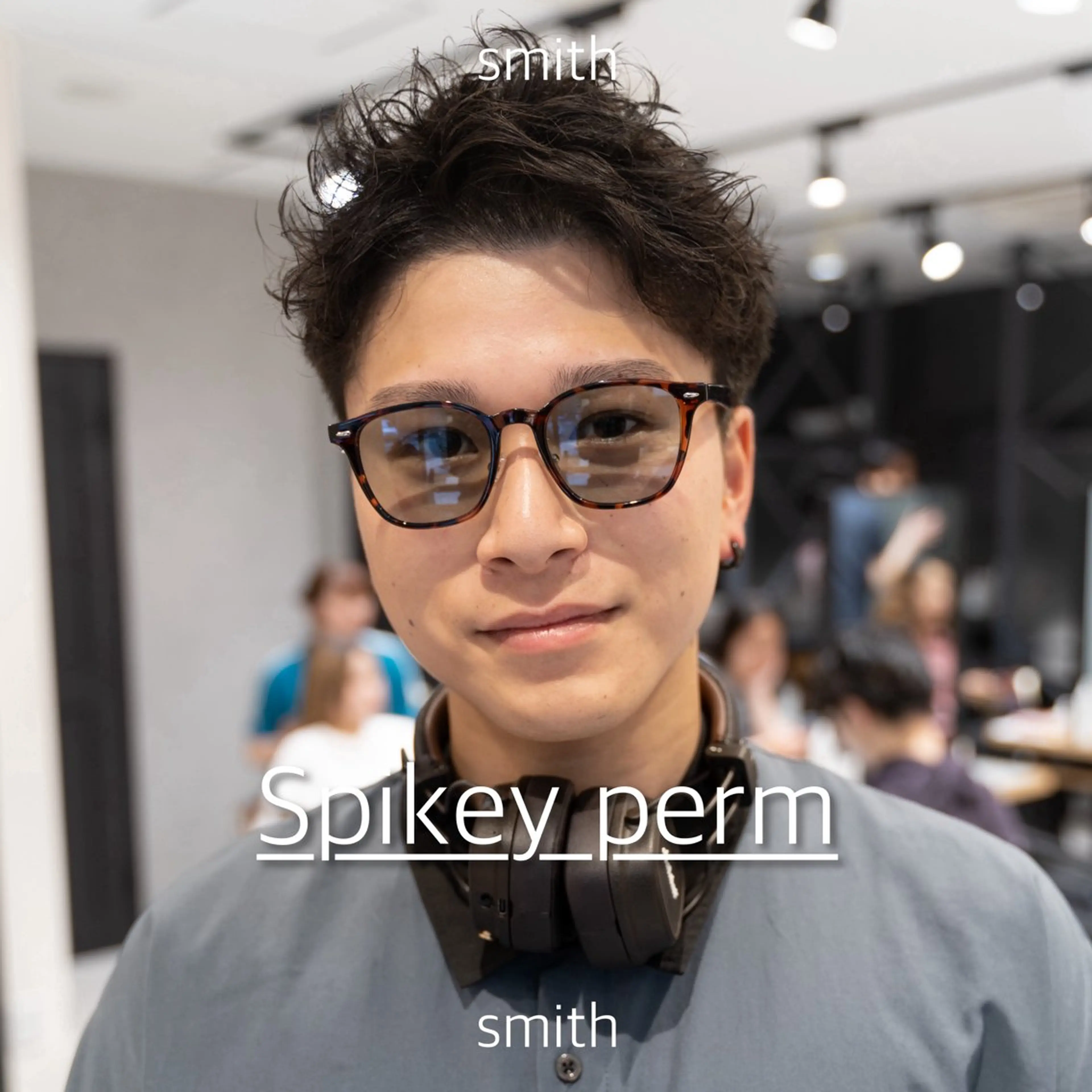 パーマ メンズ メンズパーマ スパイキーショート カット パーマ トリートメント メンズパーマ特化 Gakutoのヘアスタイル