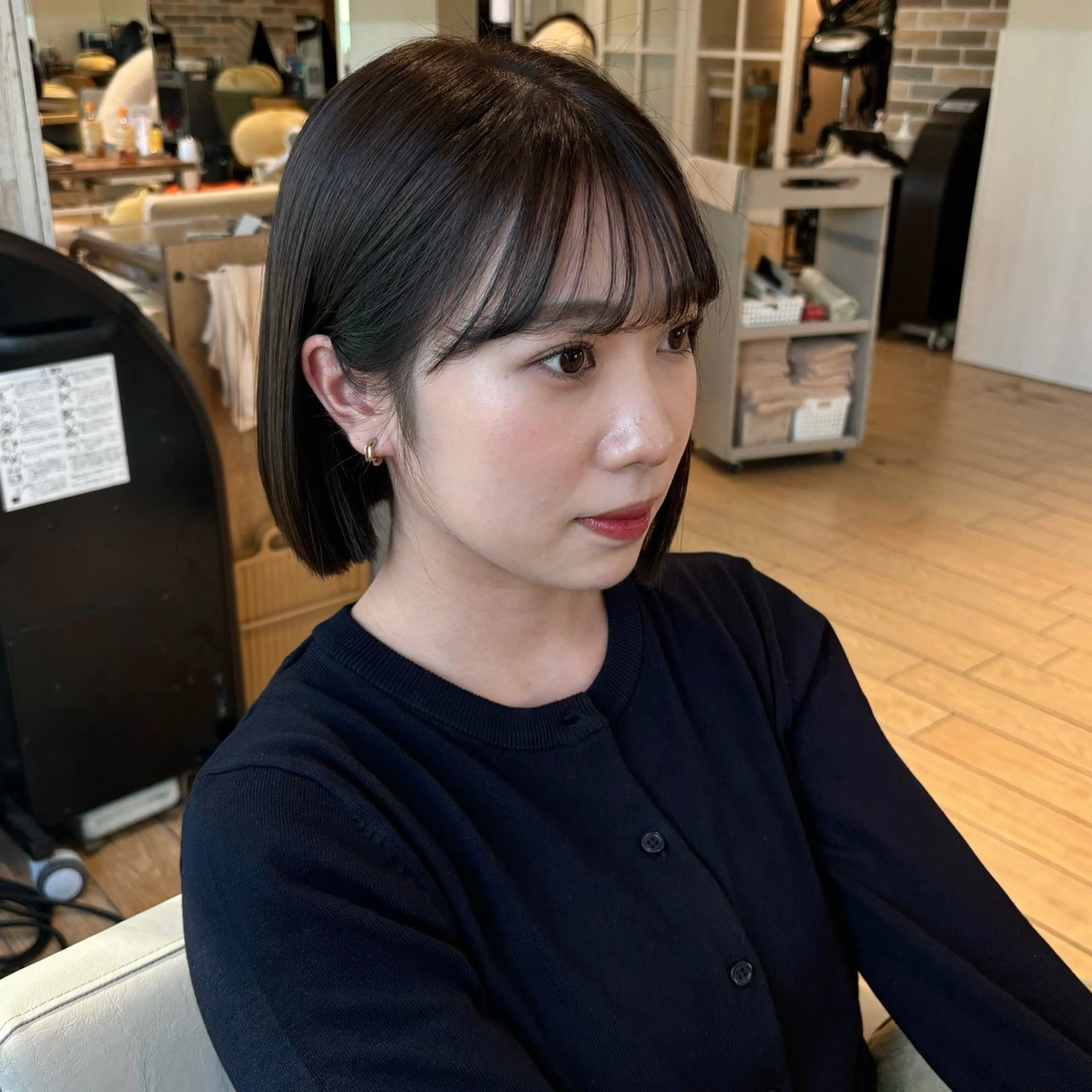 【11/22(土)限定🤍.*˚】ボブカット+2step保湿トリートメント+マッサージの写真