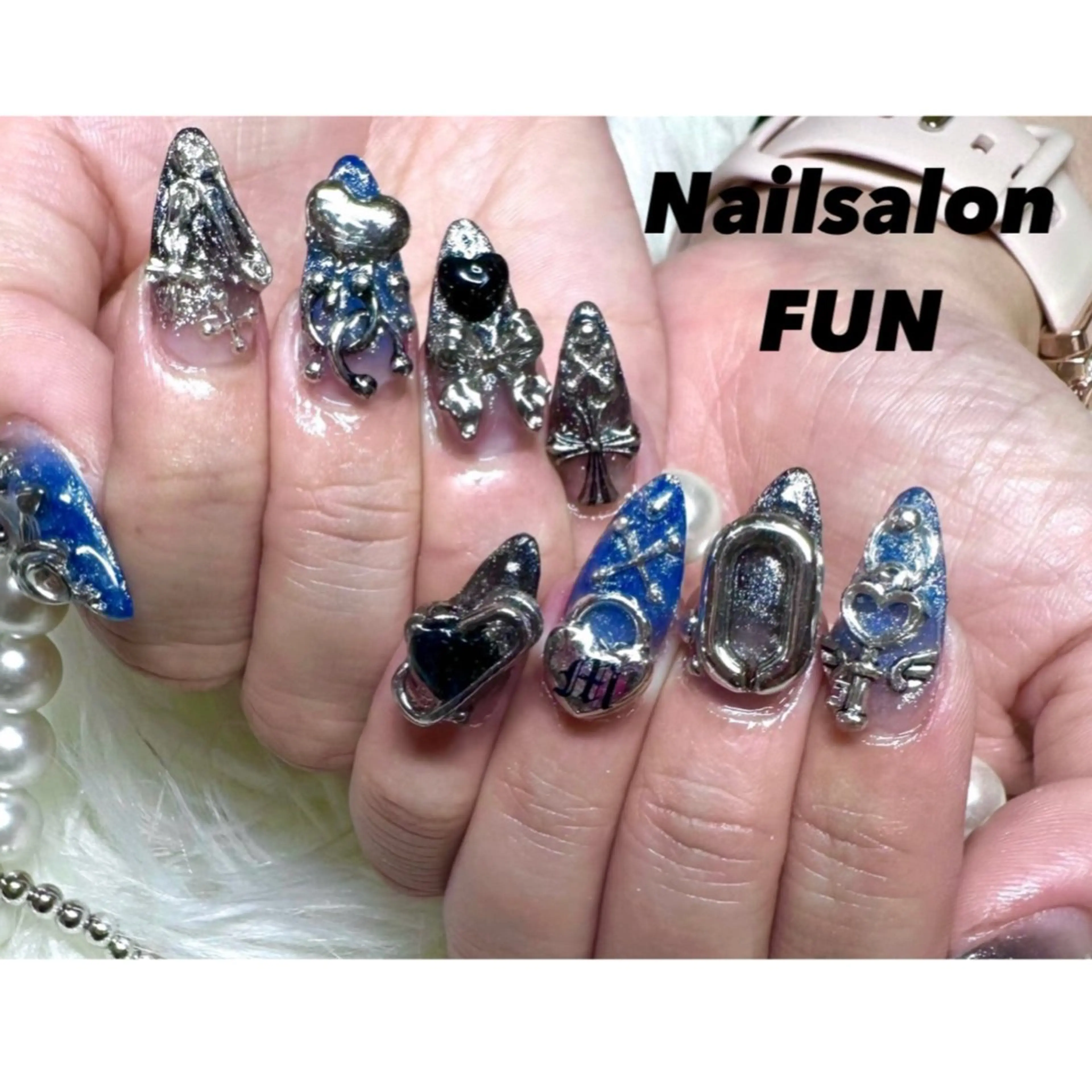 ネイル アートネイル ネイルチップ Nailsalon FUN🌈のネイルデザイン