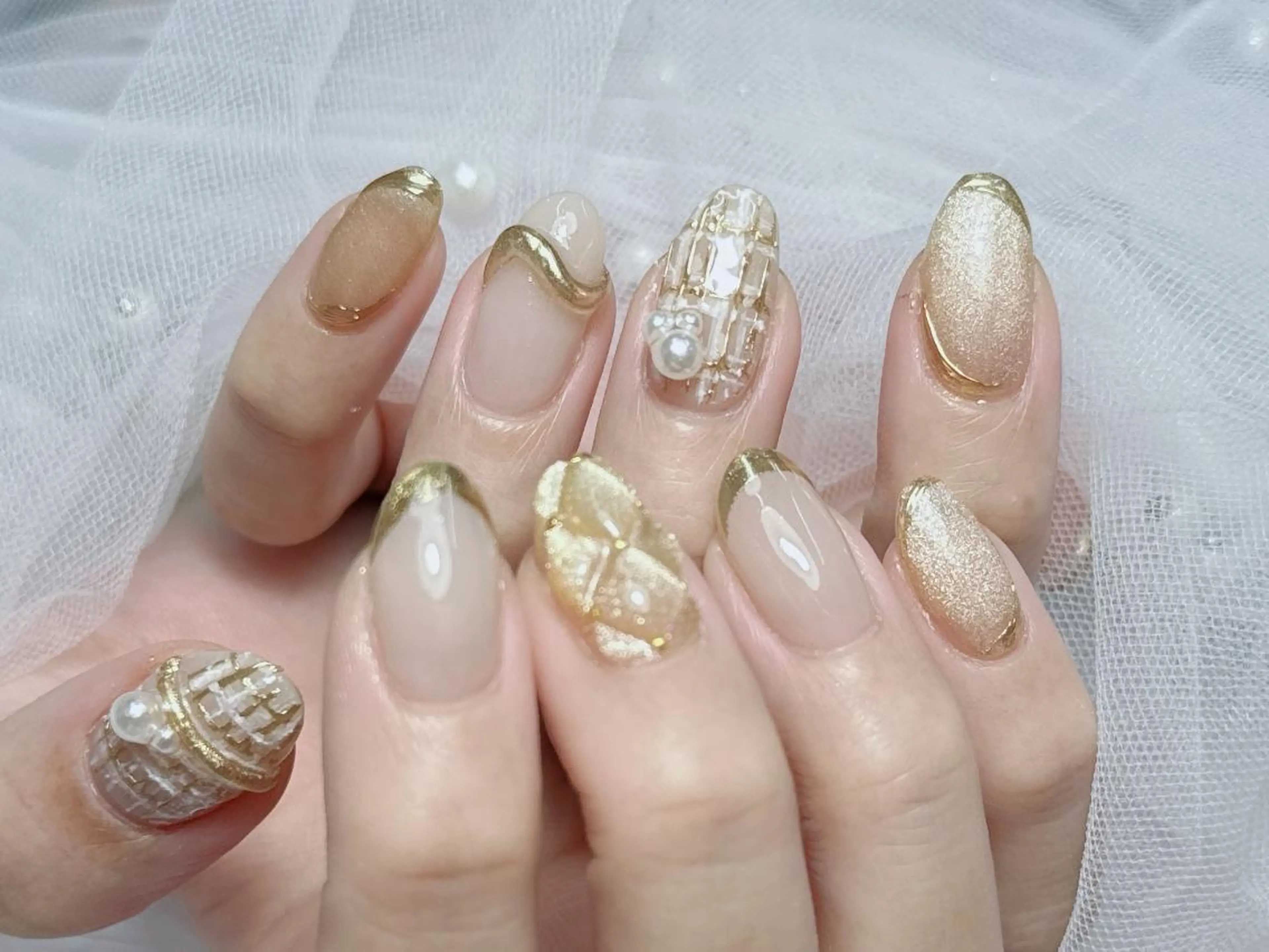 ネイル 持ち込み ショートネイル 日奈子 あゆみのネイルデザイン