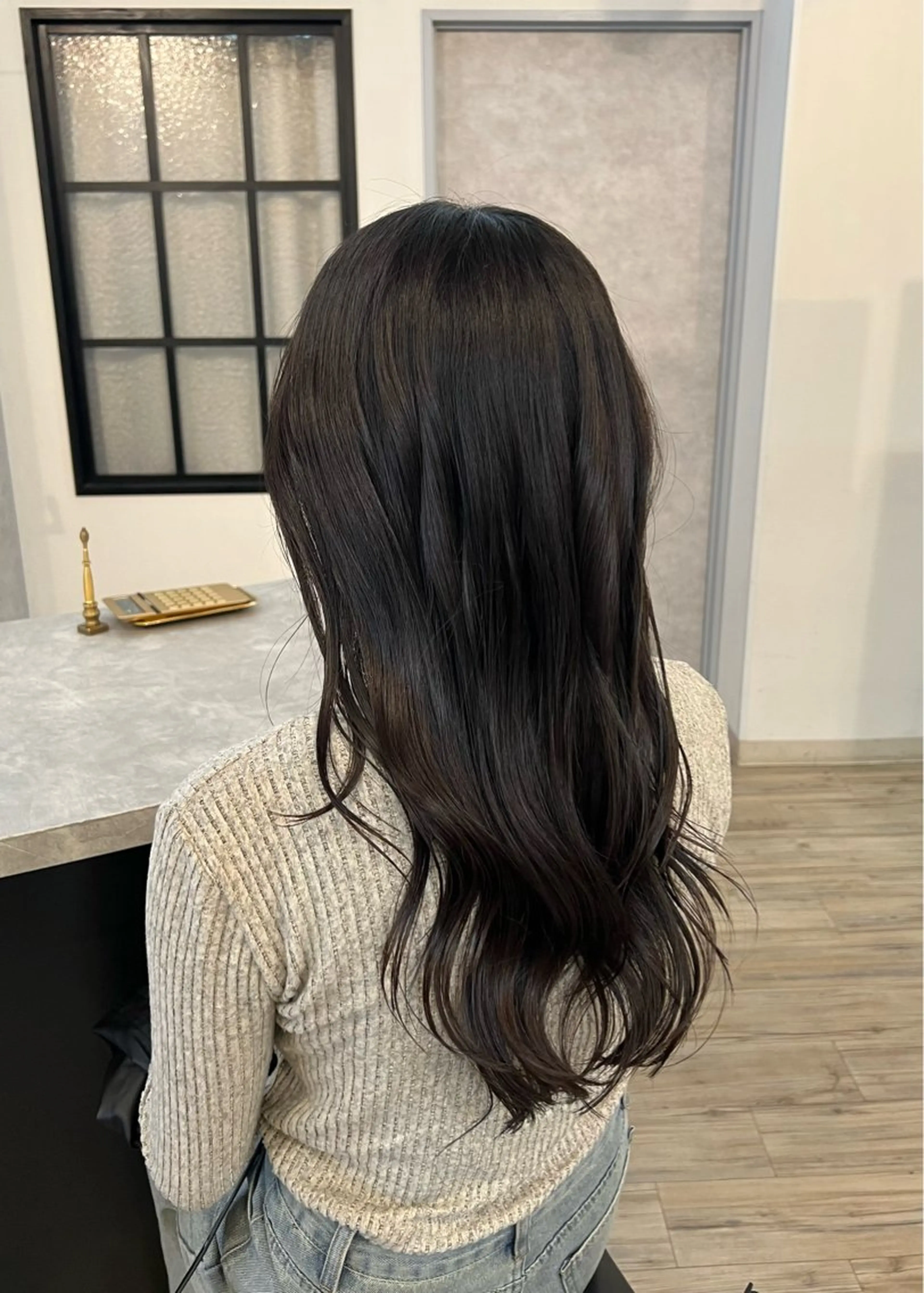 セミロング レイヤーカット カット 似合わせカット💙 いぐち しょうた💙のヘアスタイル