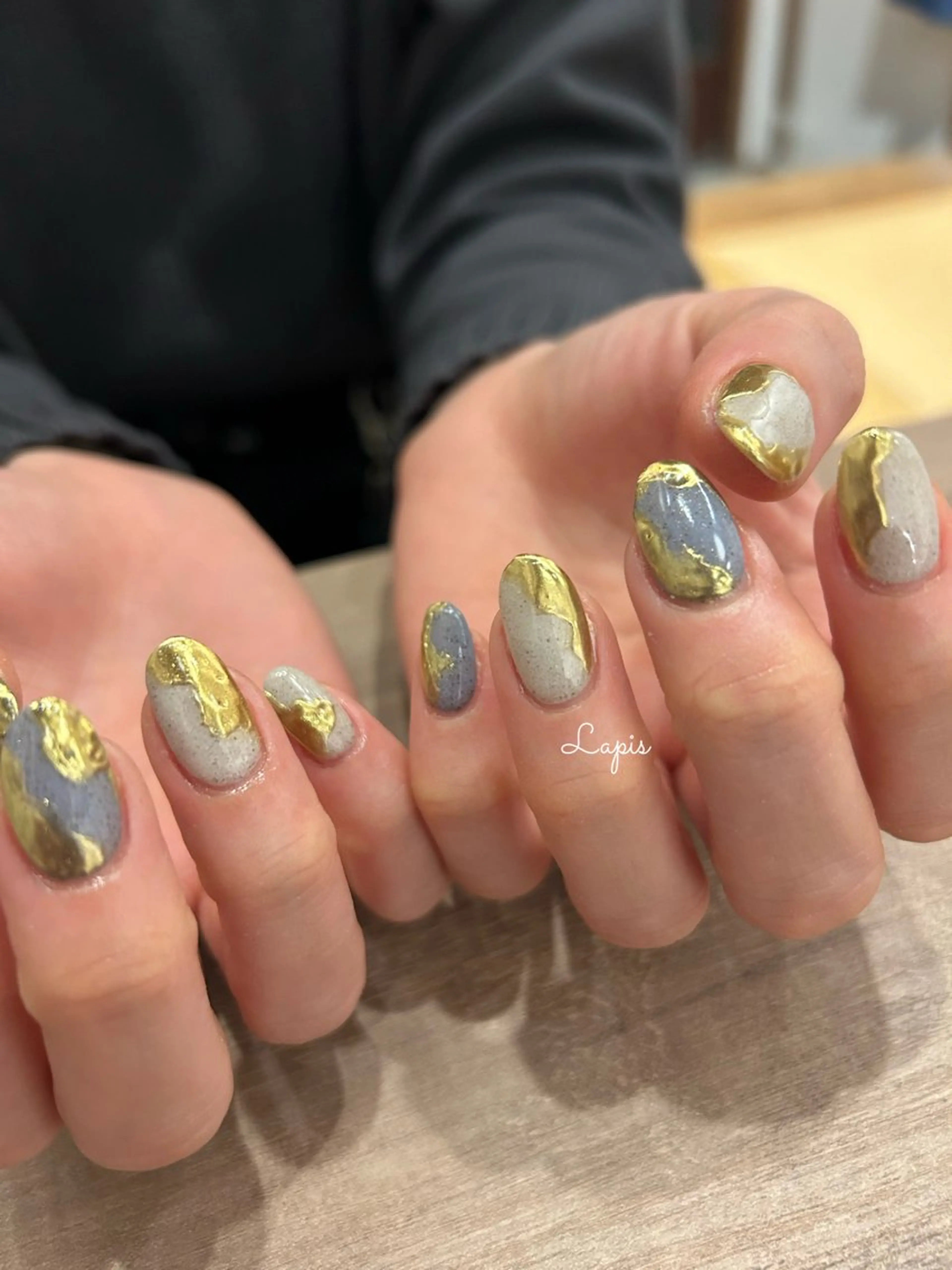 ネイル ハンドネイル Lapis *のネイルデザイン