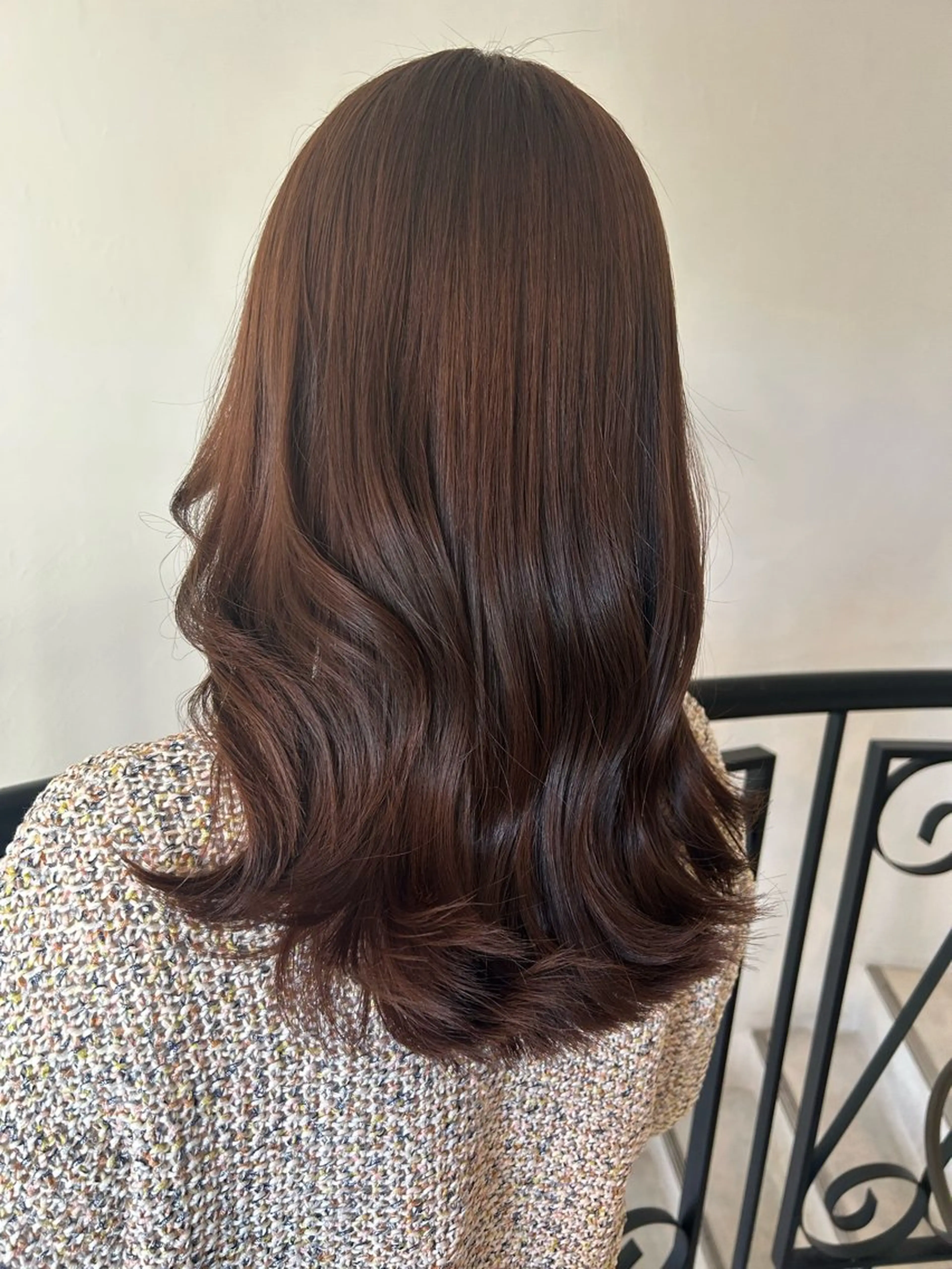 セミロング カラー FERIA緑地公園 ♡下見陽花♡のヘアスタイル