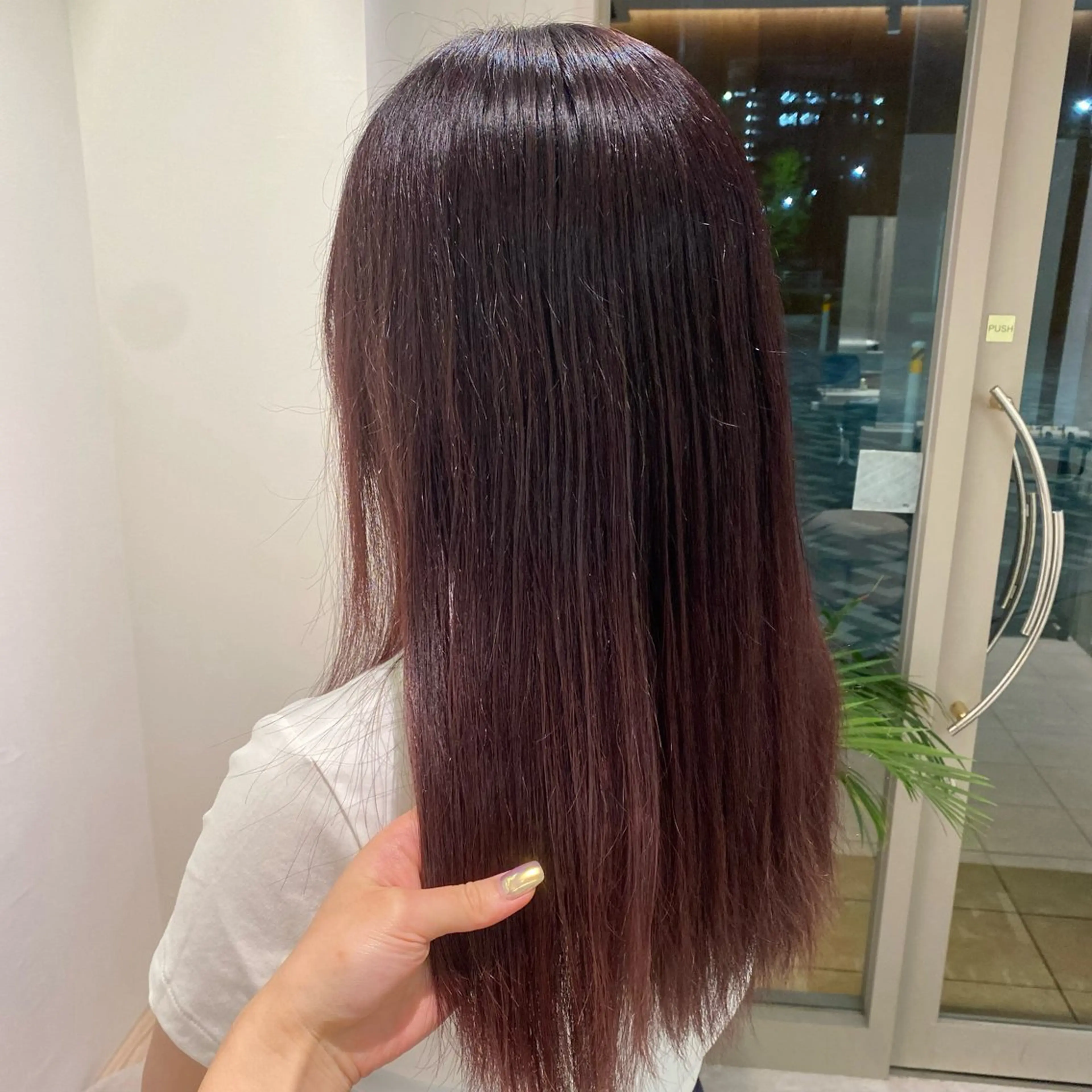 セミロング カットカラー縮毛矯正 募集／Otohaのヘアスタイル