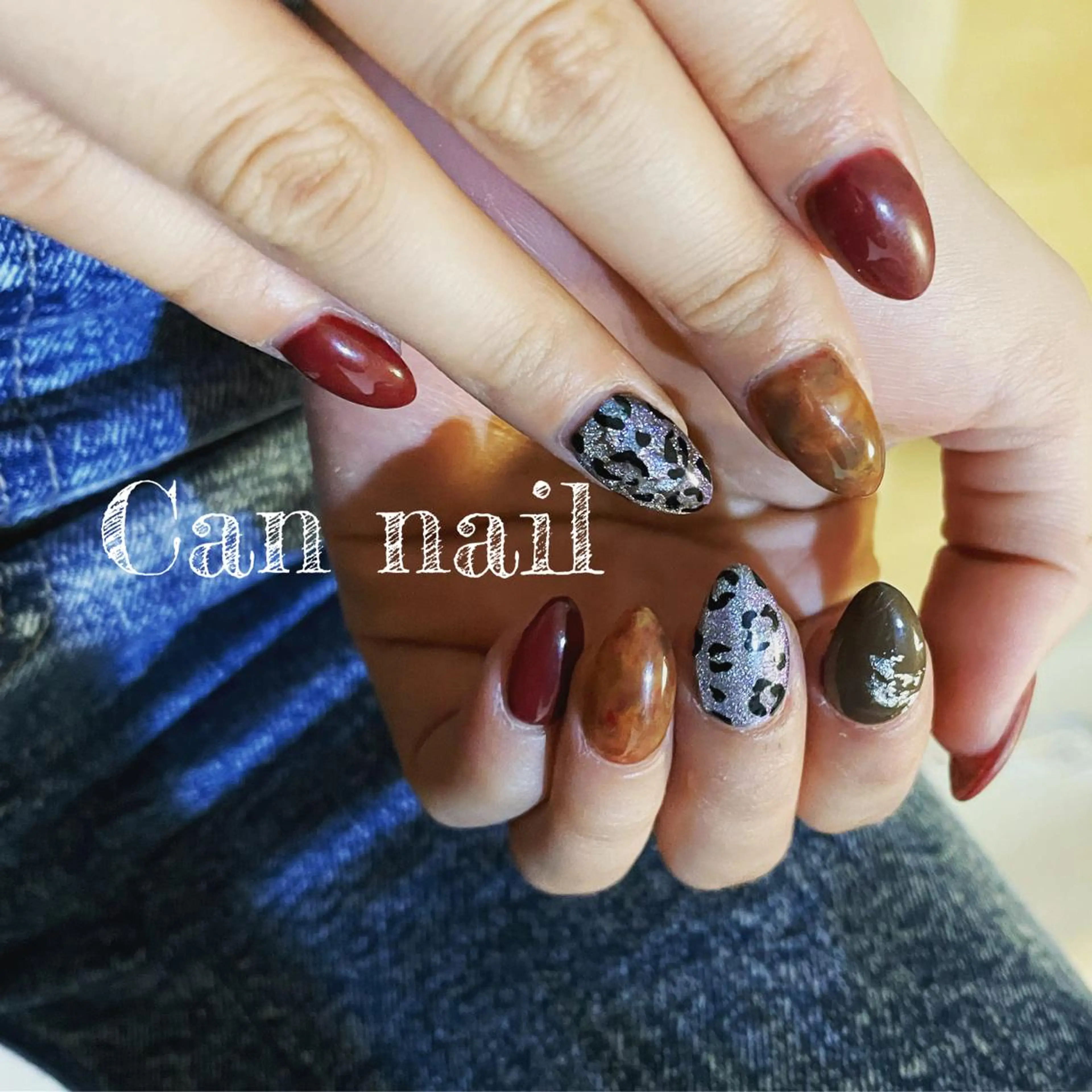 セミロング ネイル Parfum パルファンのネイルデザイン