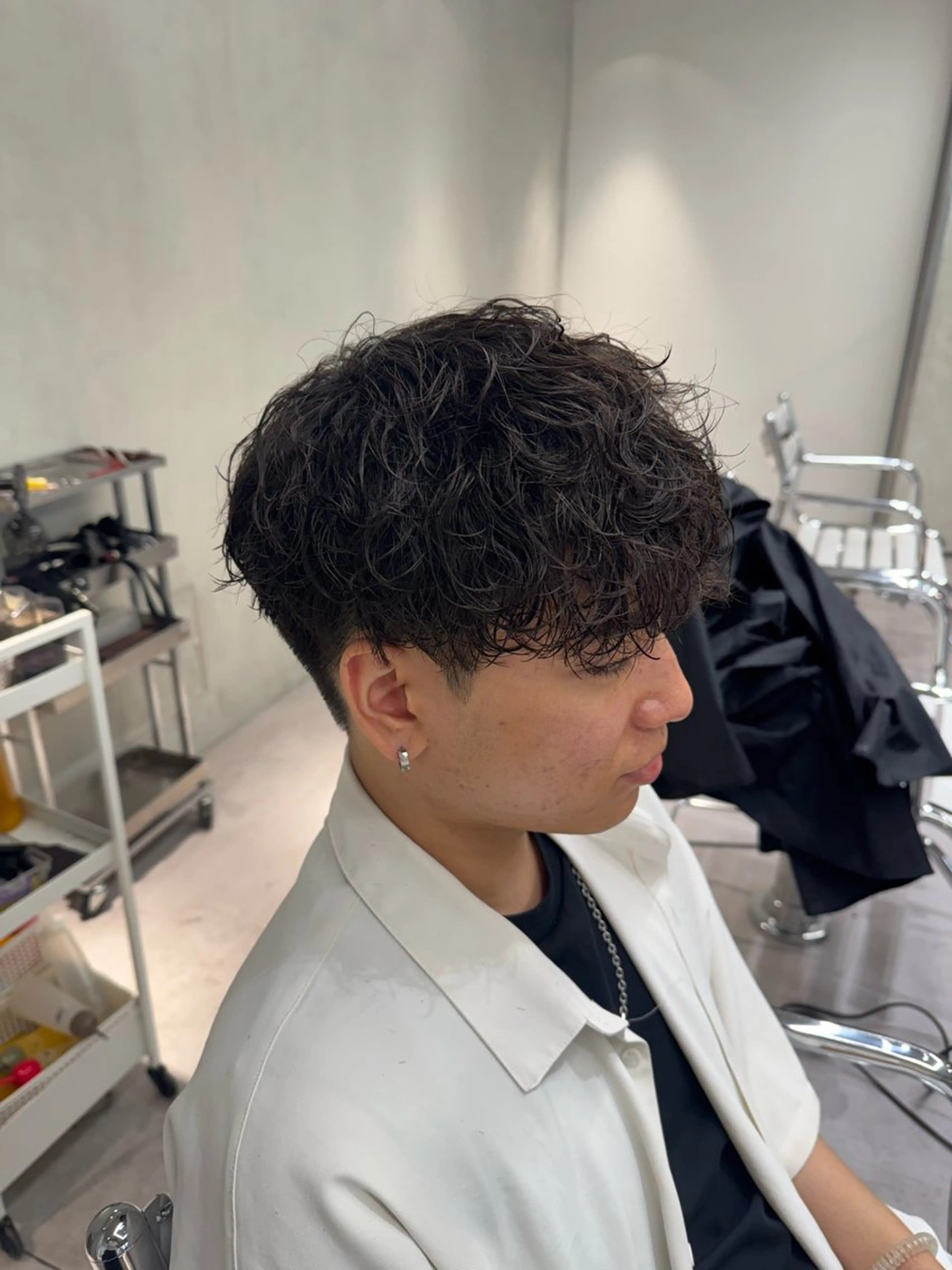 パーマ メンズ メンズパーマ メンズサロンU所属・ブリーチ/パーマ特化 片平和寿のヘアスタイル