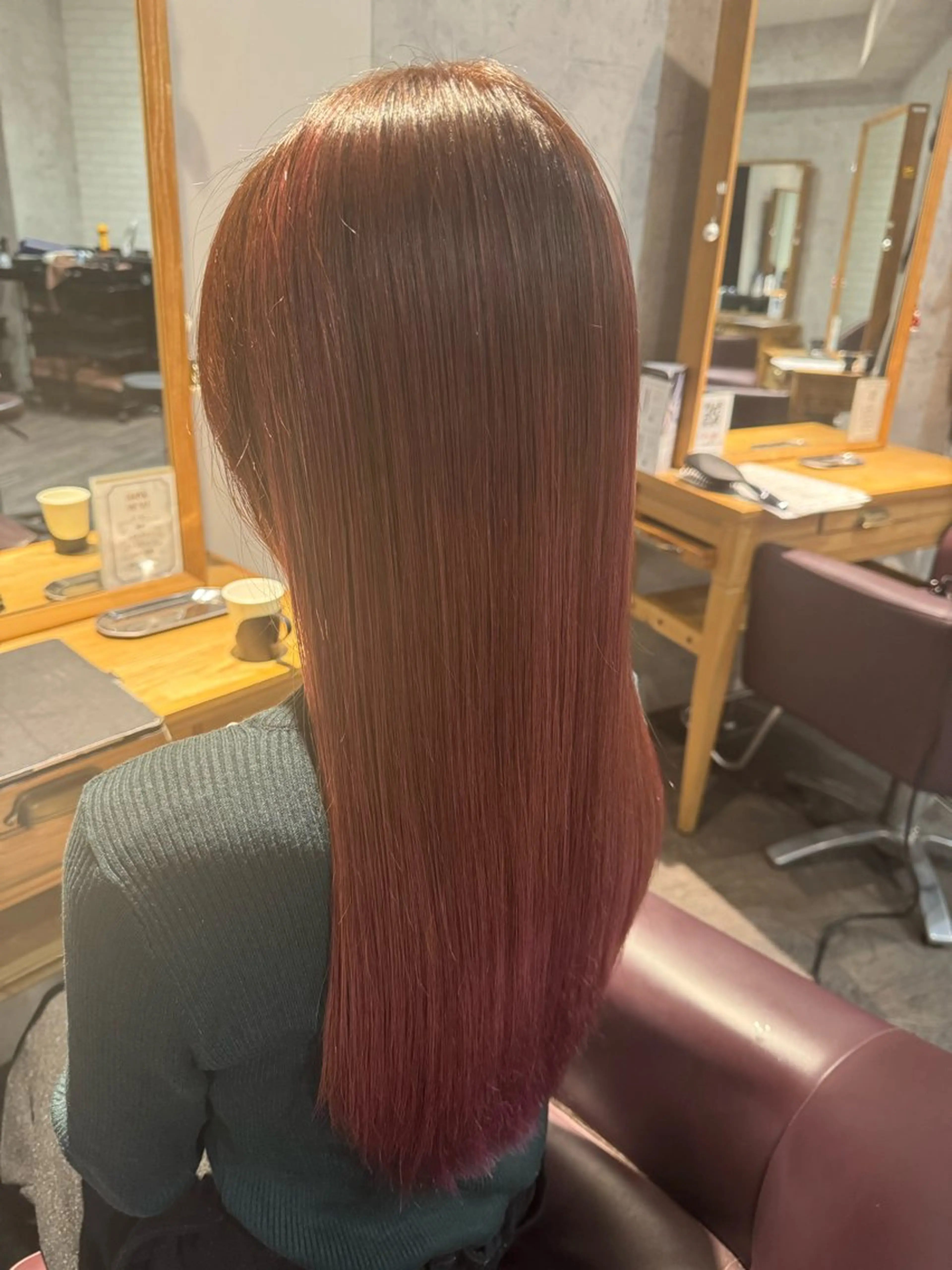 ロング カラー ブリーチ ピンクカラー Afinar ✨Masakiのヘアスタイル