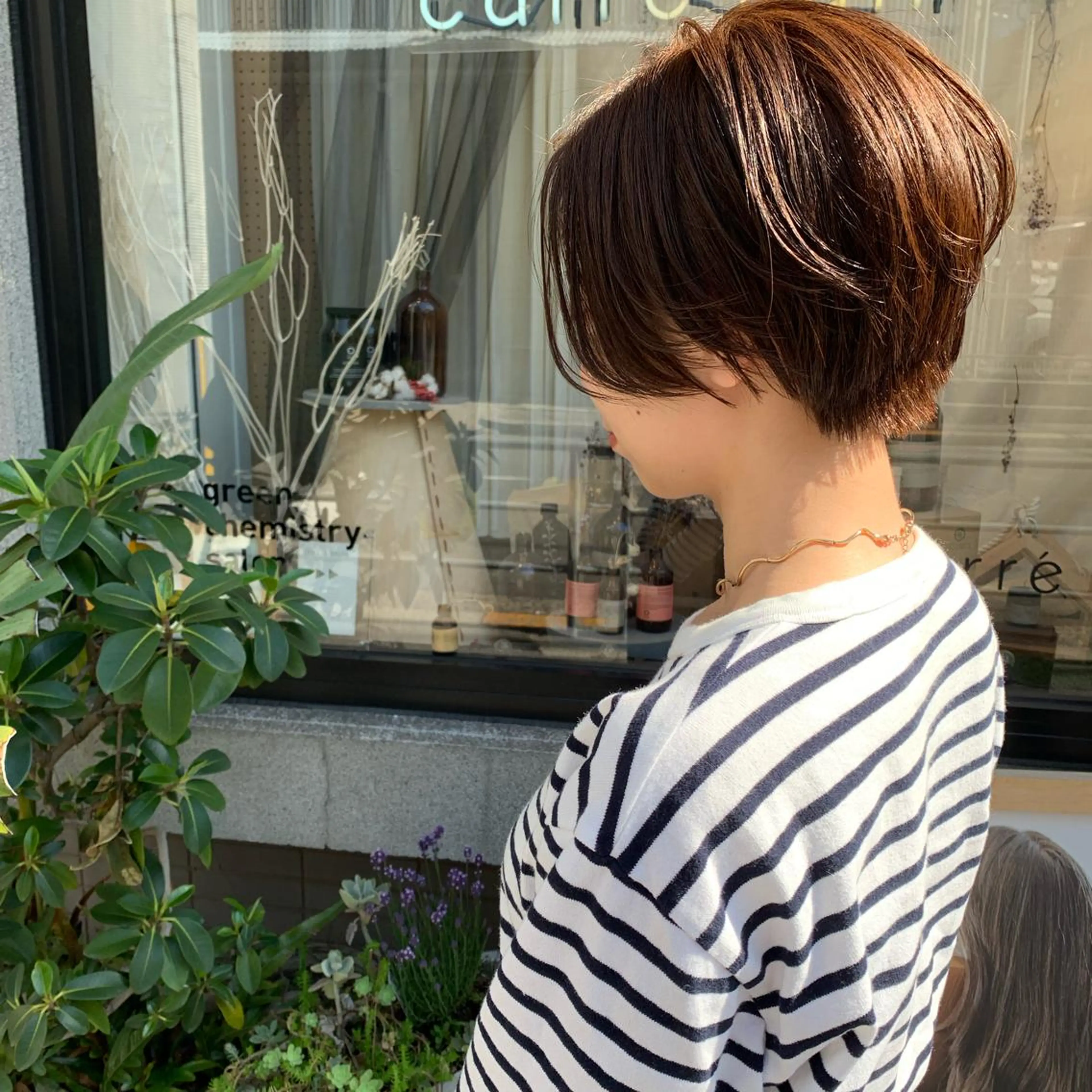 ショート 艶髪color💎髪 質改善ストレート大吉のヘアスタイル