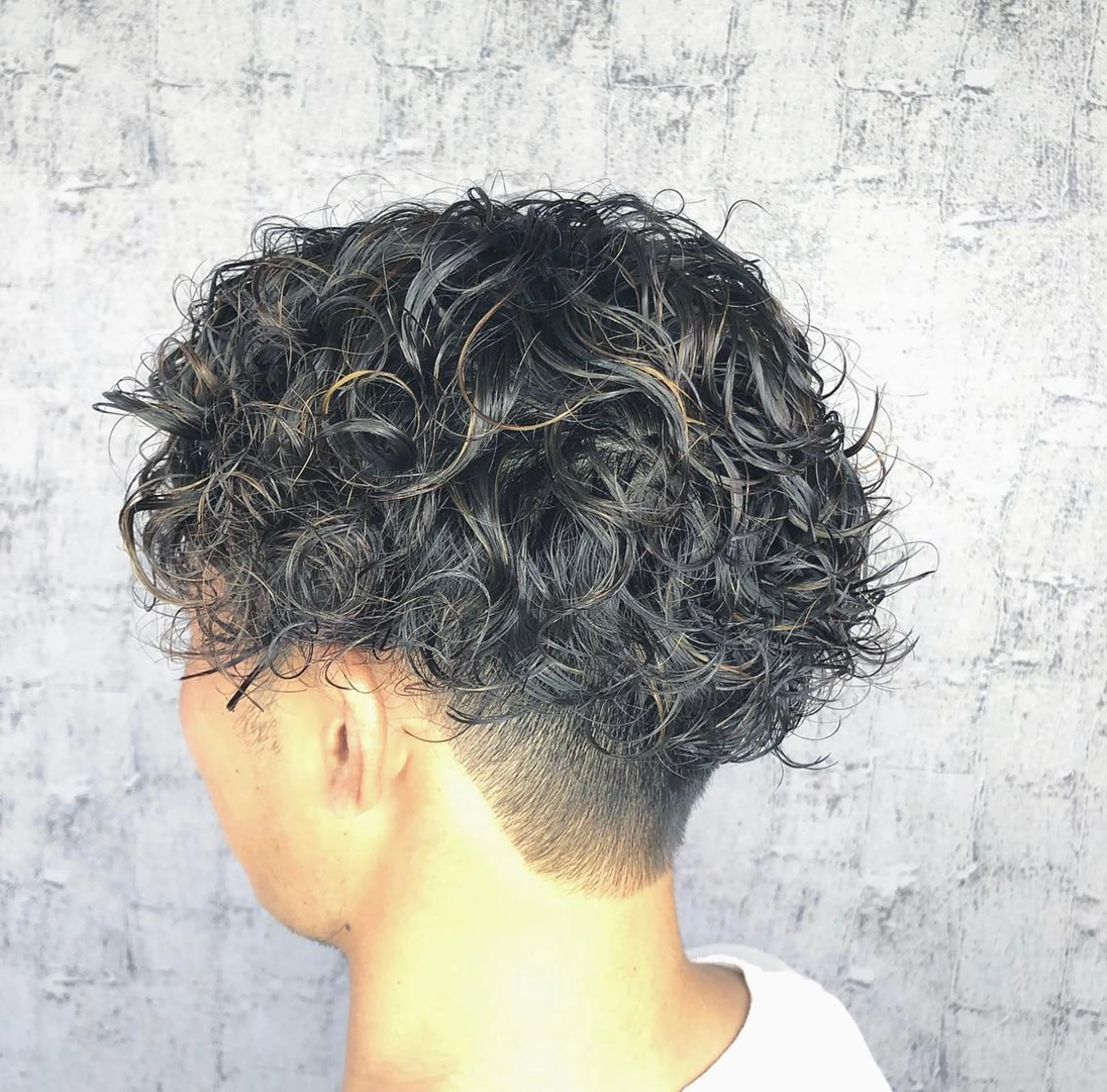 パーマ メンズ カット ヘアカラー 佐野 太河のヘアスタイル
