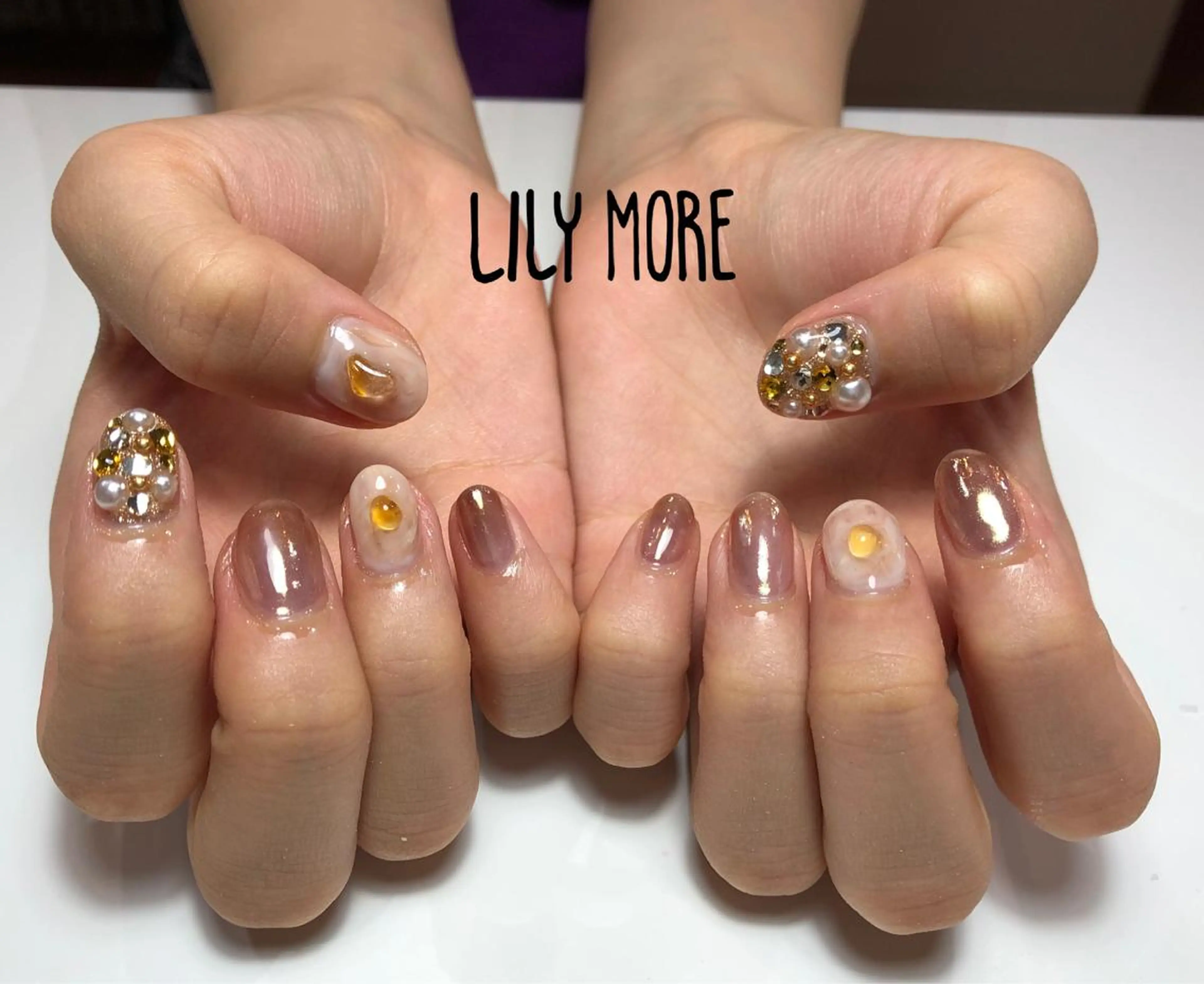 ネイル ニュアンスネイル Lily closetのネイルデザイン