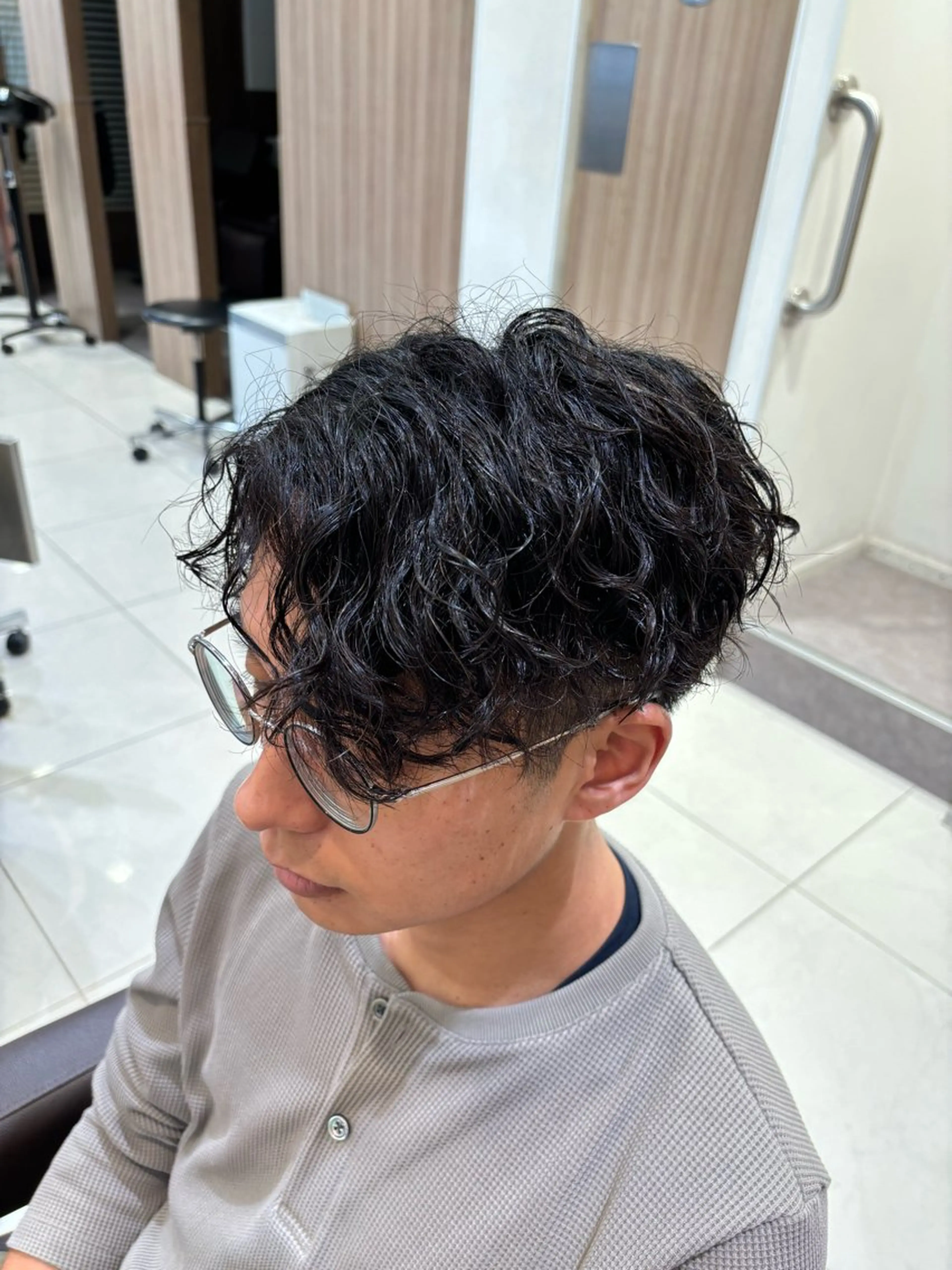 パーマ メンズ メンズパーマ 波巻きパーマ 波巻きスパイラル・ カルマ/aoiのヘアスタイル