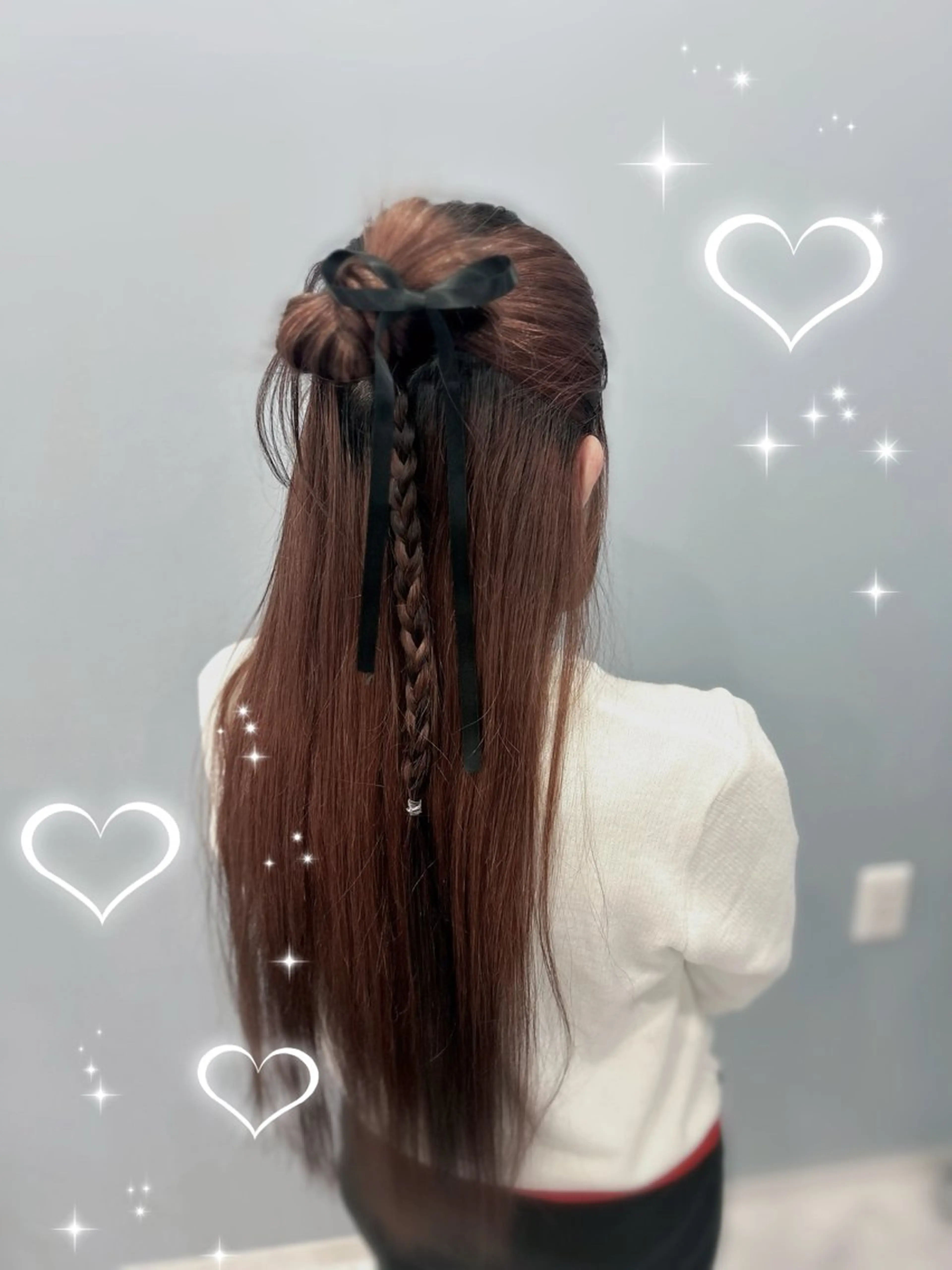 ロング 藤倉 萌菜のヘアスタイル