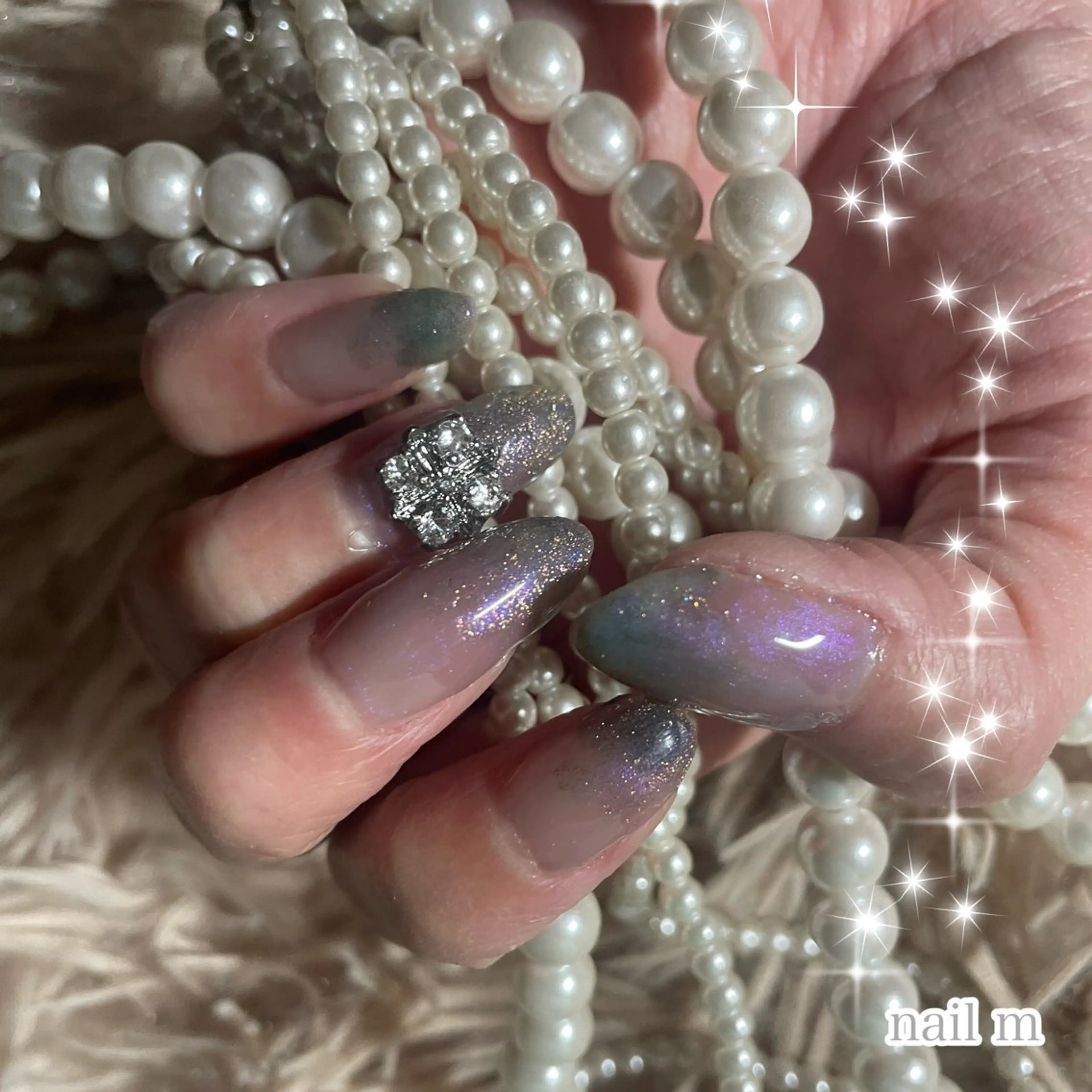 ネイル グラデーション マグネットネイル ワンカラーネイル NAIL★M 真紀のネイルデザイン
