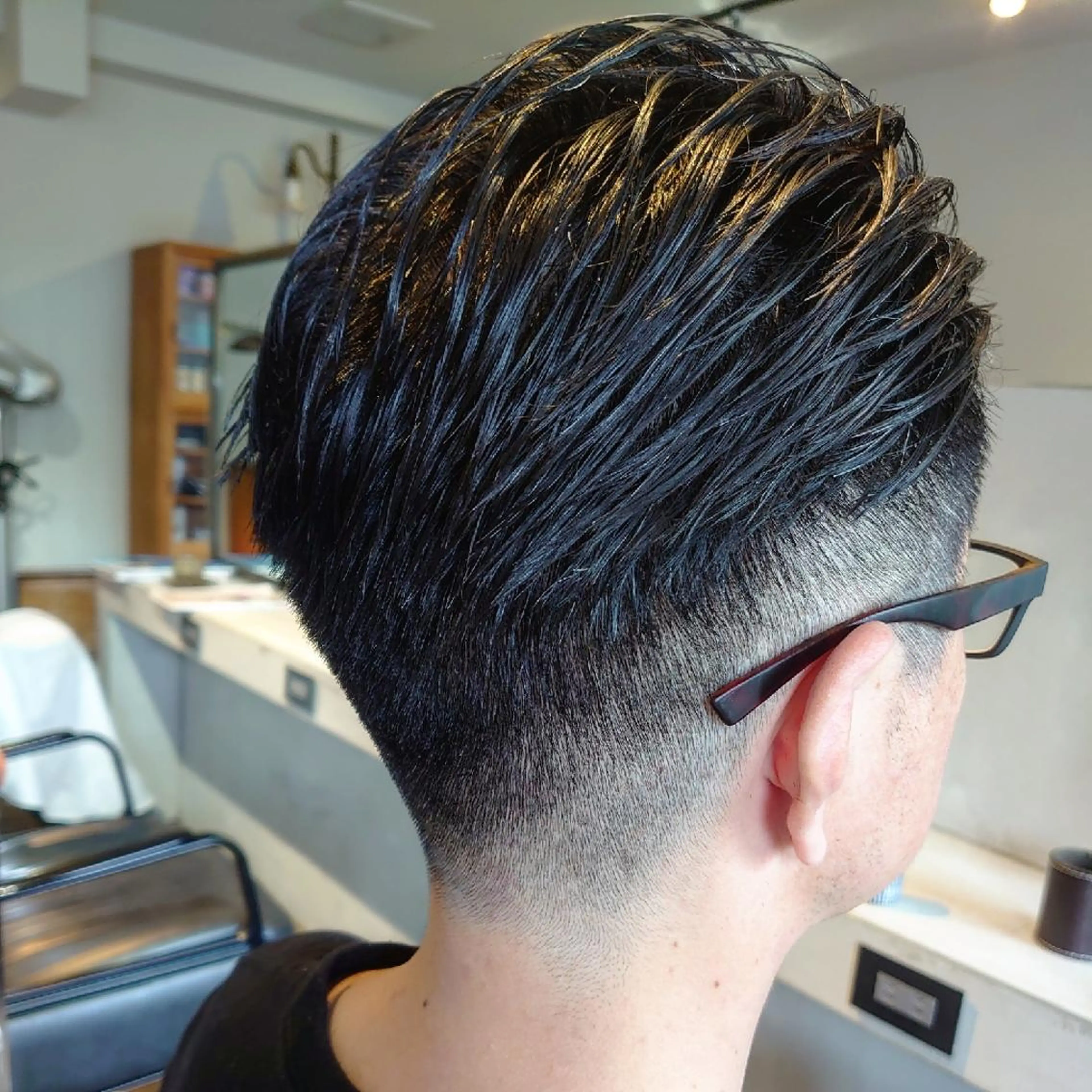 メンズ フェードカット 川端 智治のヘアスタイル