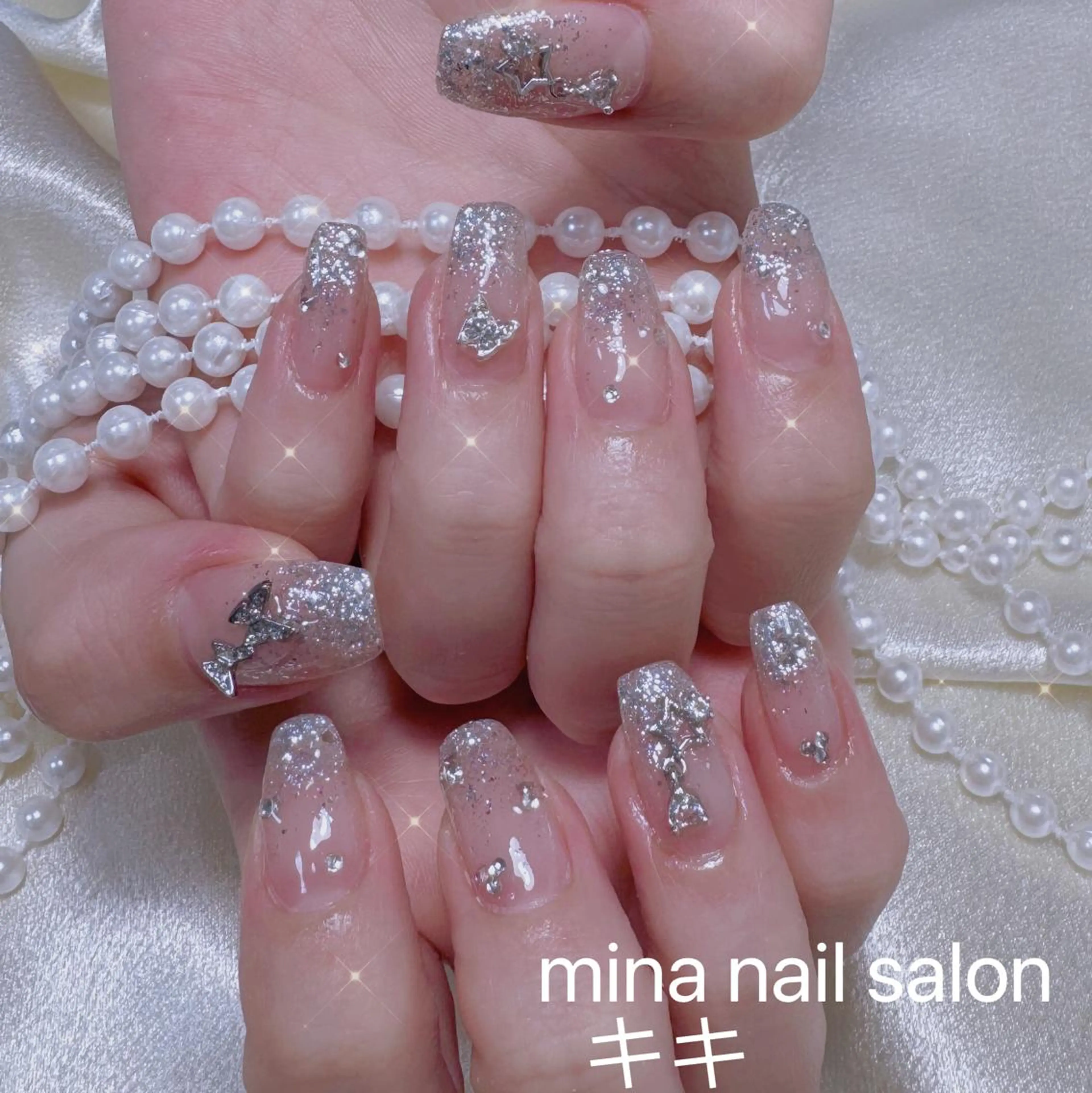 ネイル Mina🧸 韓国風ネイル🎀のネイルデザイン