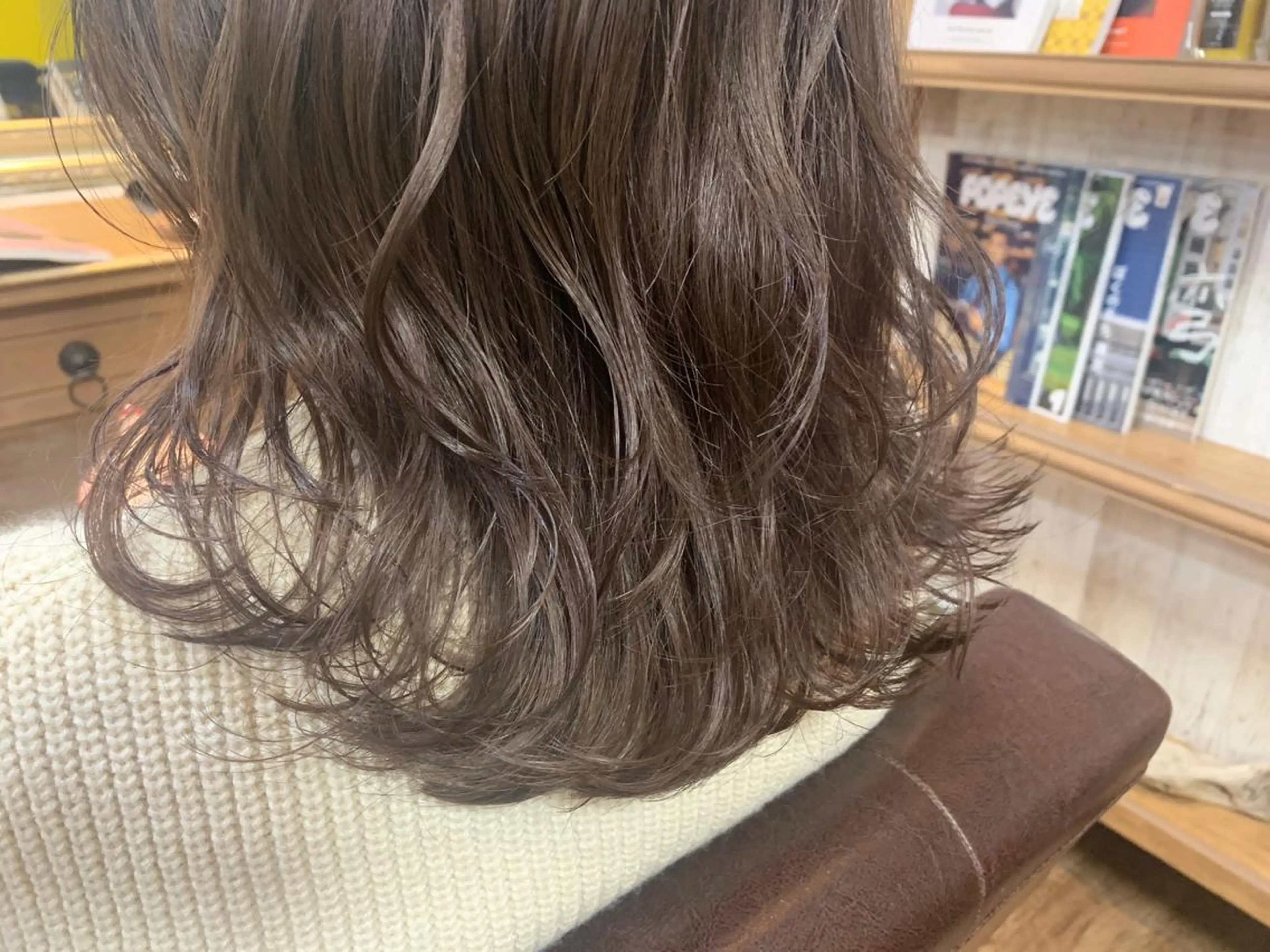 ロング カラー ベージュカラー グレージュ ピンクカラー カット ヘアカラー 【Uneユヌ】菊地 春那のヘアスタイル