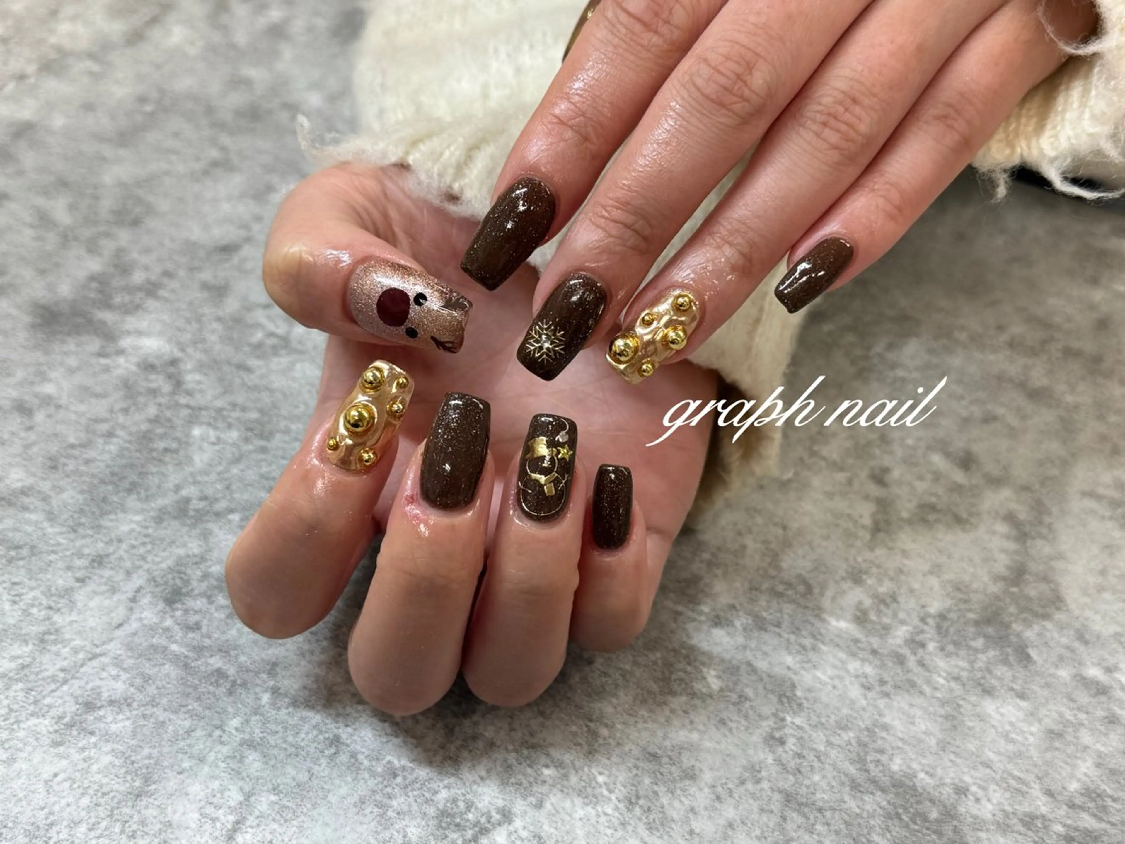 ネイル ハンドネイル graph nail【グラフ ネイル】所属・graphnail‪ ‪‪❤︎‬manaのネイルデザイン