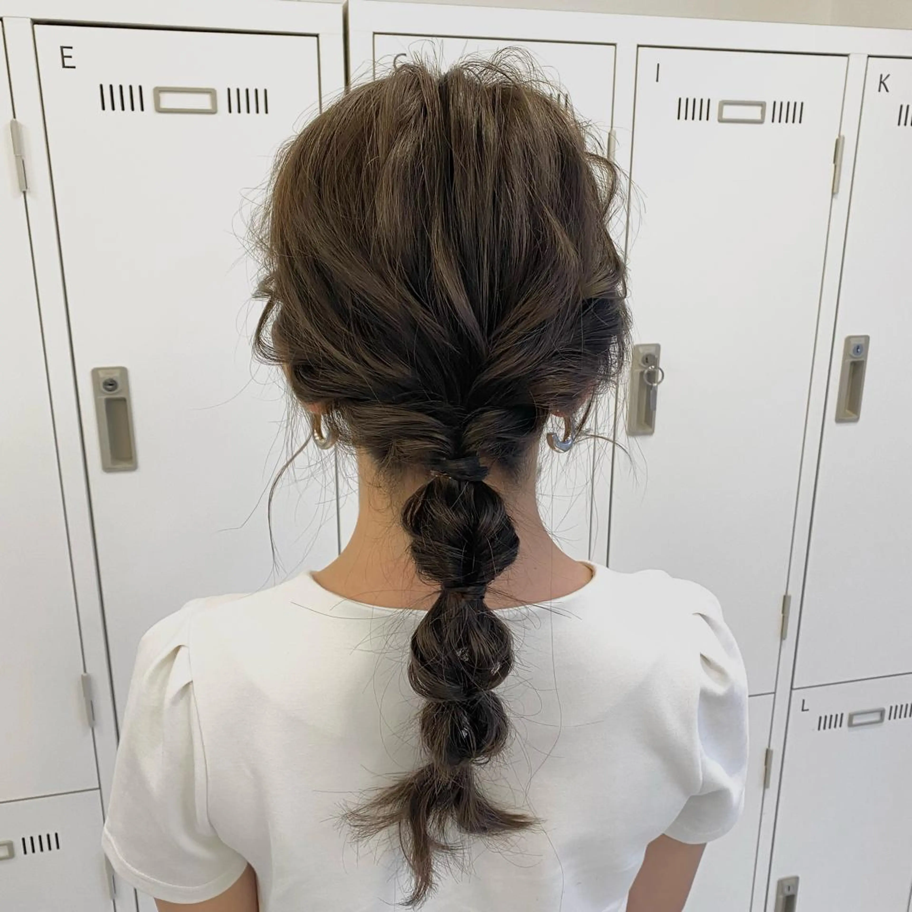 ロング カラー ヘアアレンジ カット ヘアカラー YUNA ユウナのヘアスタイル