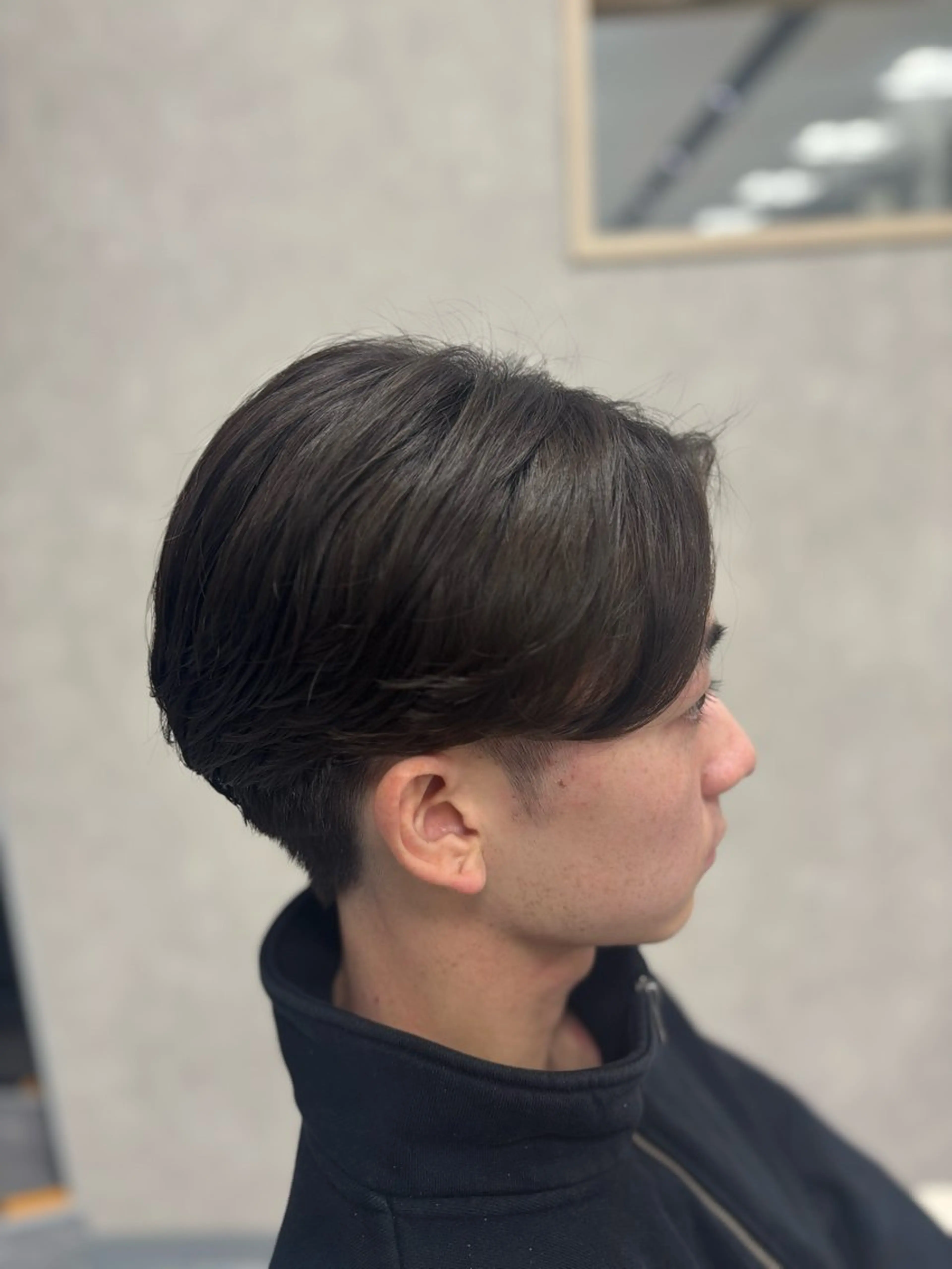 ショート メンズ 縮毛矯正 メンズ特化韓国風 パーマスタイル/りんのヘアスタイル