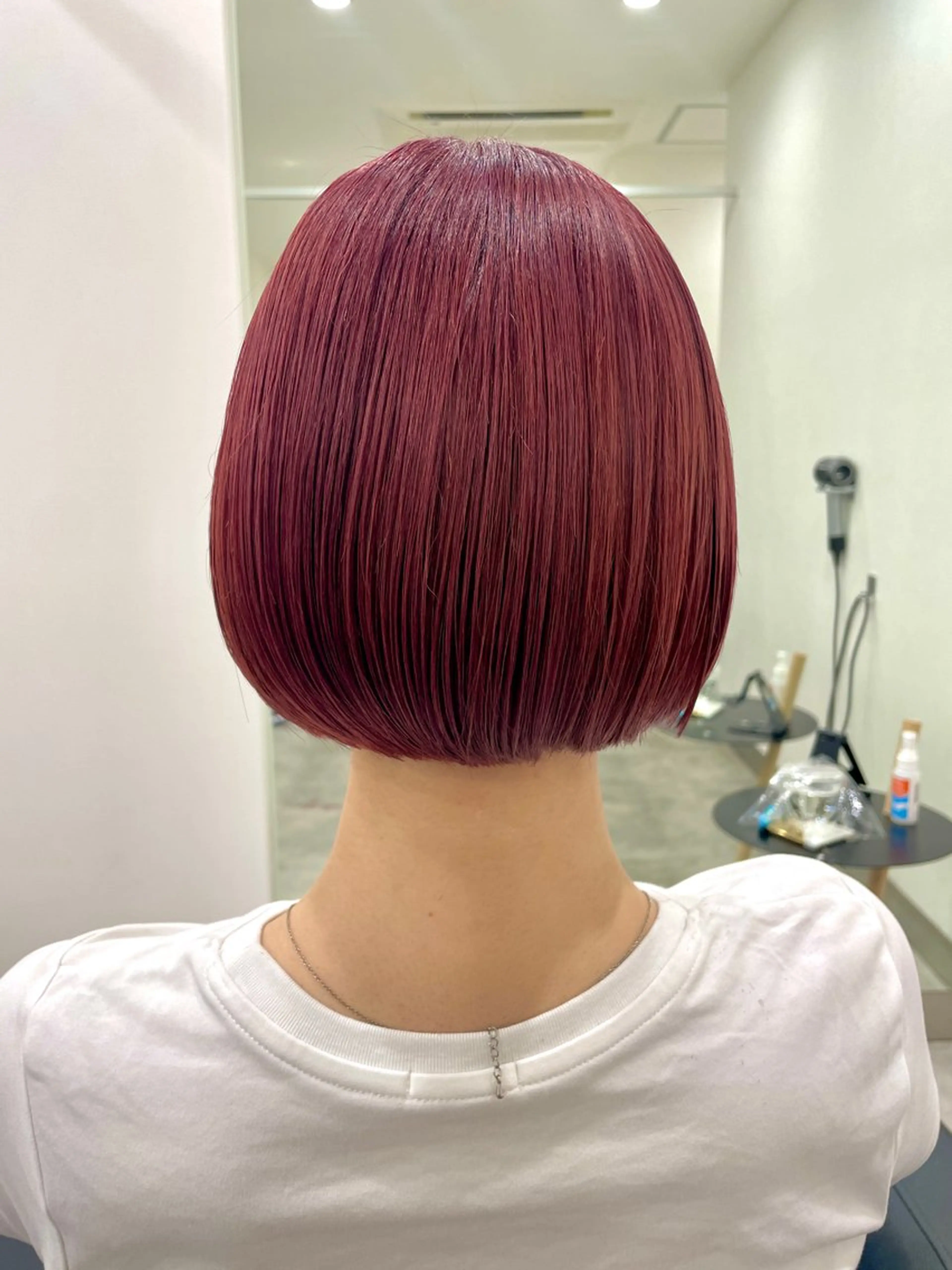 ショート カラー ヘアアレンジ ブリーチ ケアブリーチ ボブ 韓国風ヘア レイヤーカット カット ヘアカラー トリートメント 💝似合わせカット& カラーＵｒｕｎａ💝のヘアスタイル