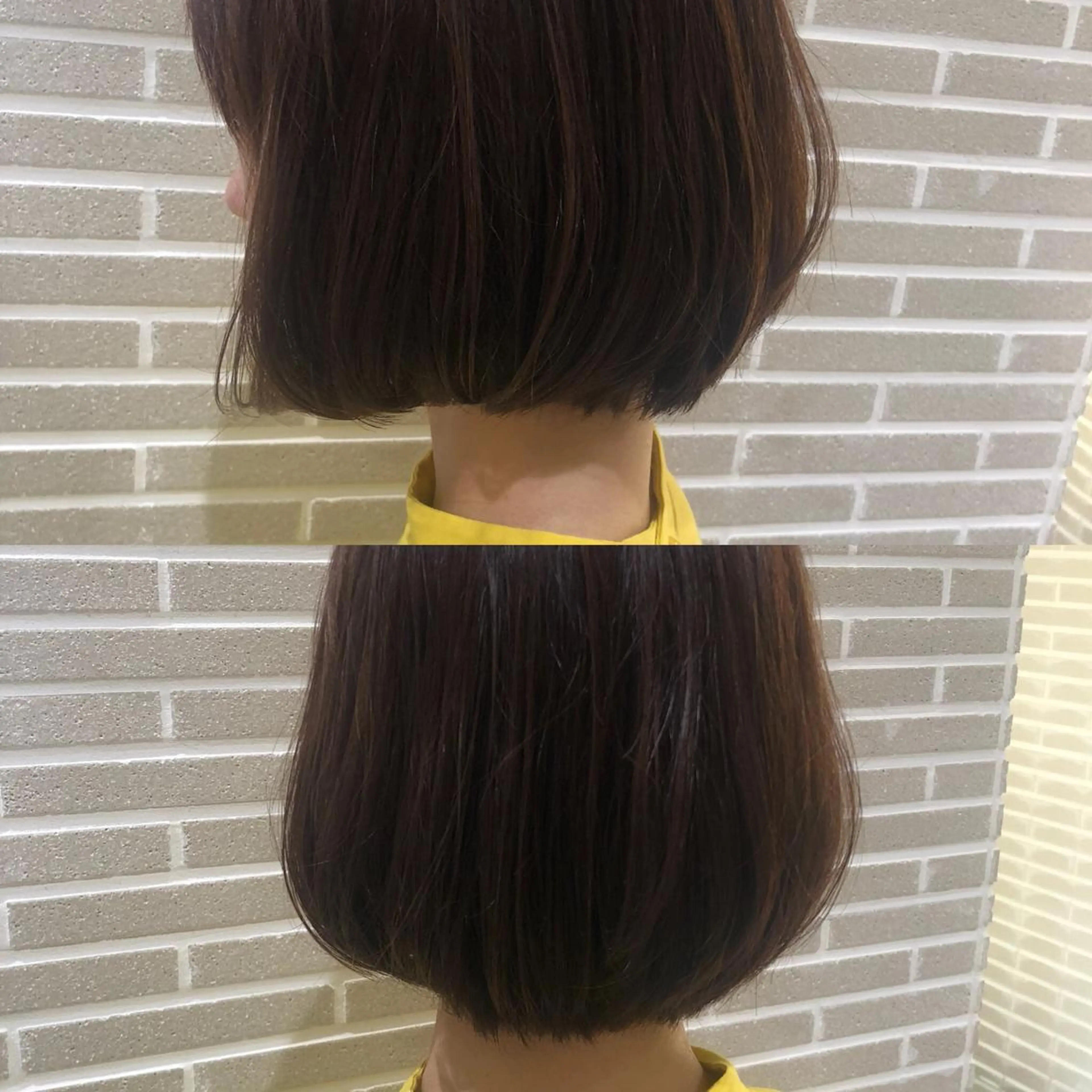 ミディアム カラー カット ヘアカラー トリートメント 山北 咲子のヘアスタイル