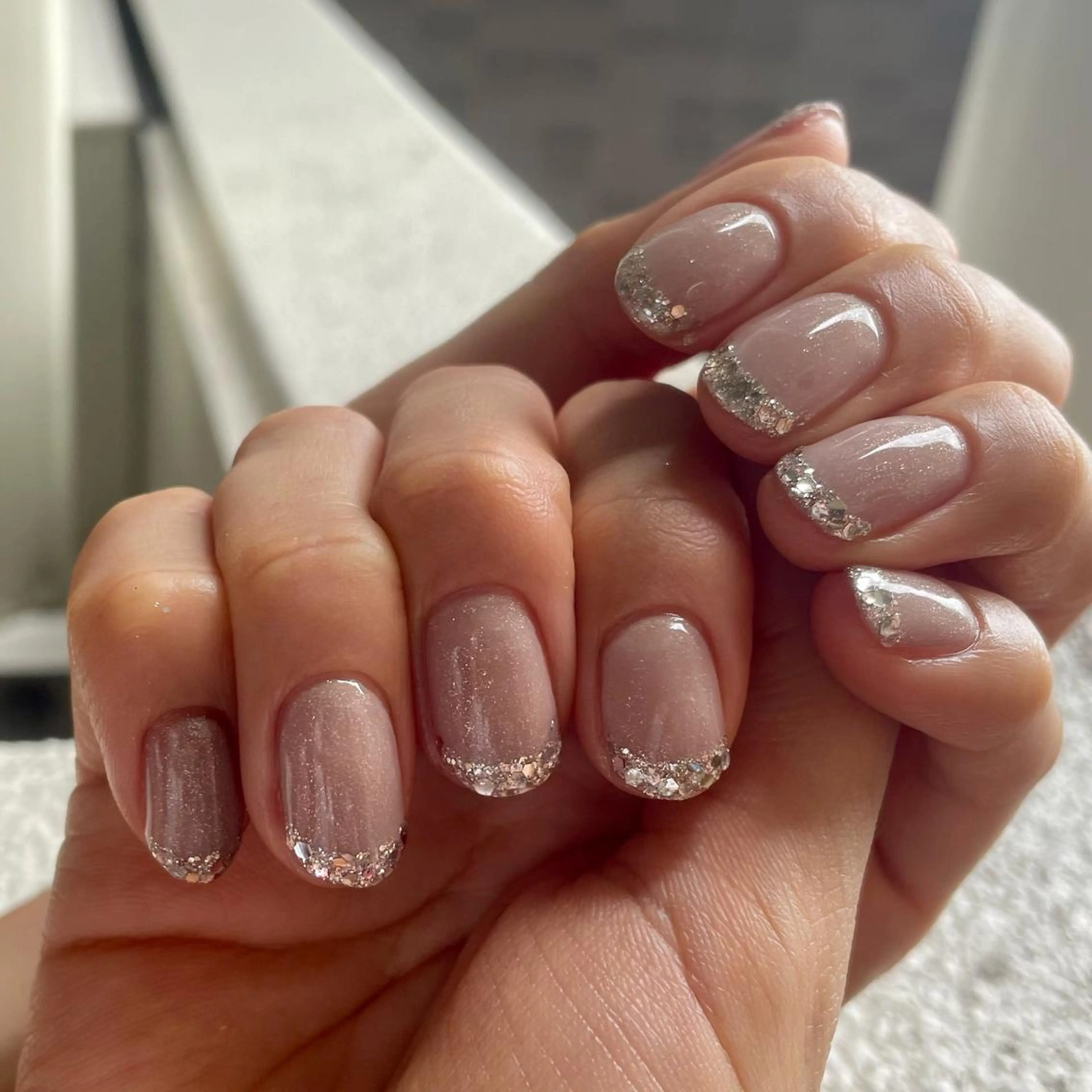 ネイル フレンチネイル 奥園 良恵のネイルデザイン