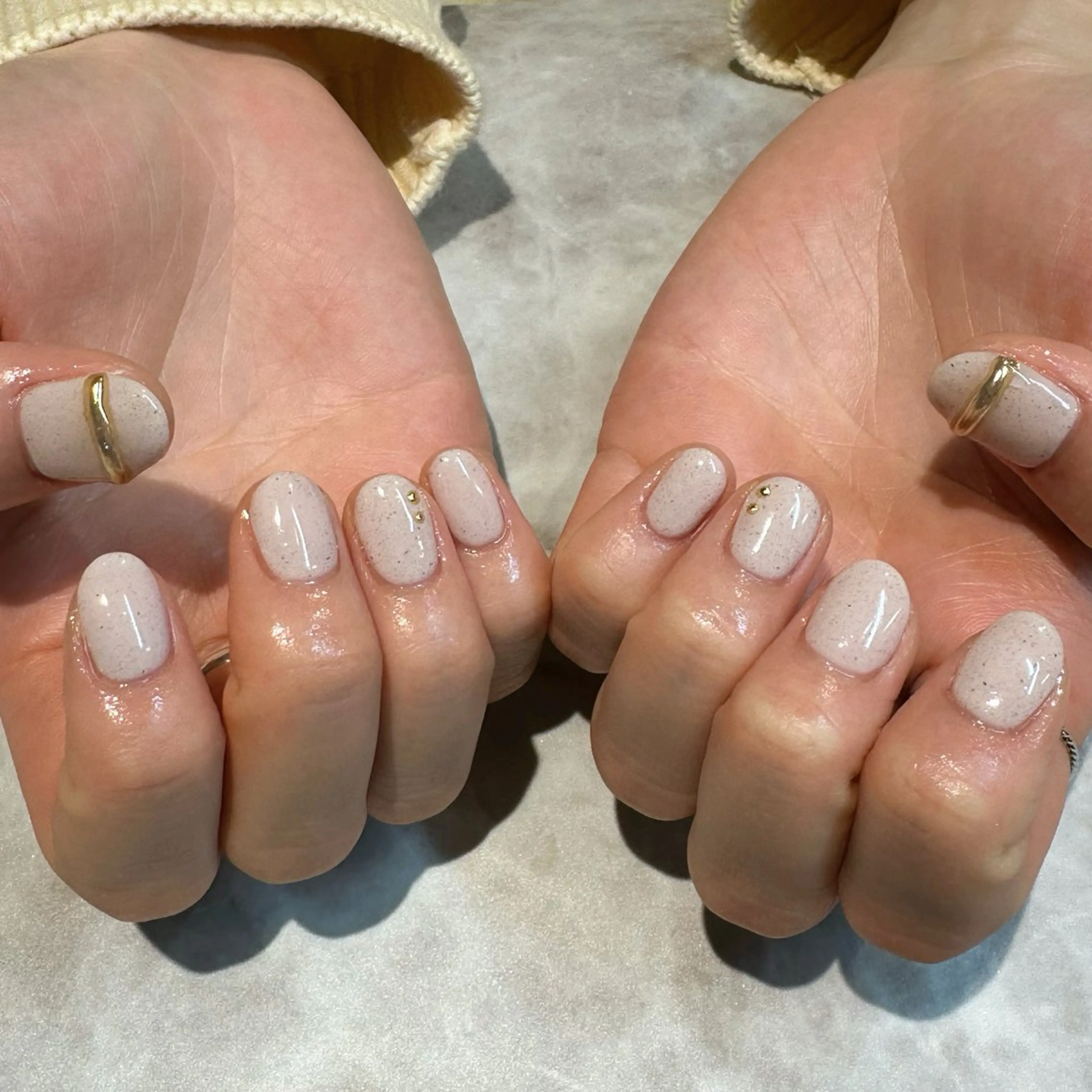 ネイル ジェルネイル ラメ(グリッター) erinca nail所属・圦本 有紀のネイルデザイン