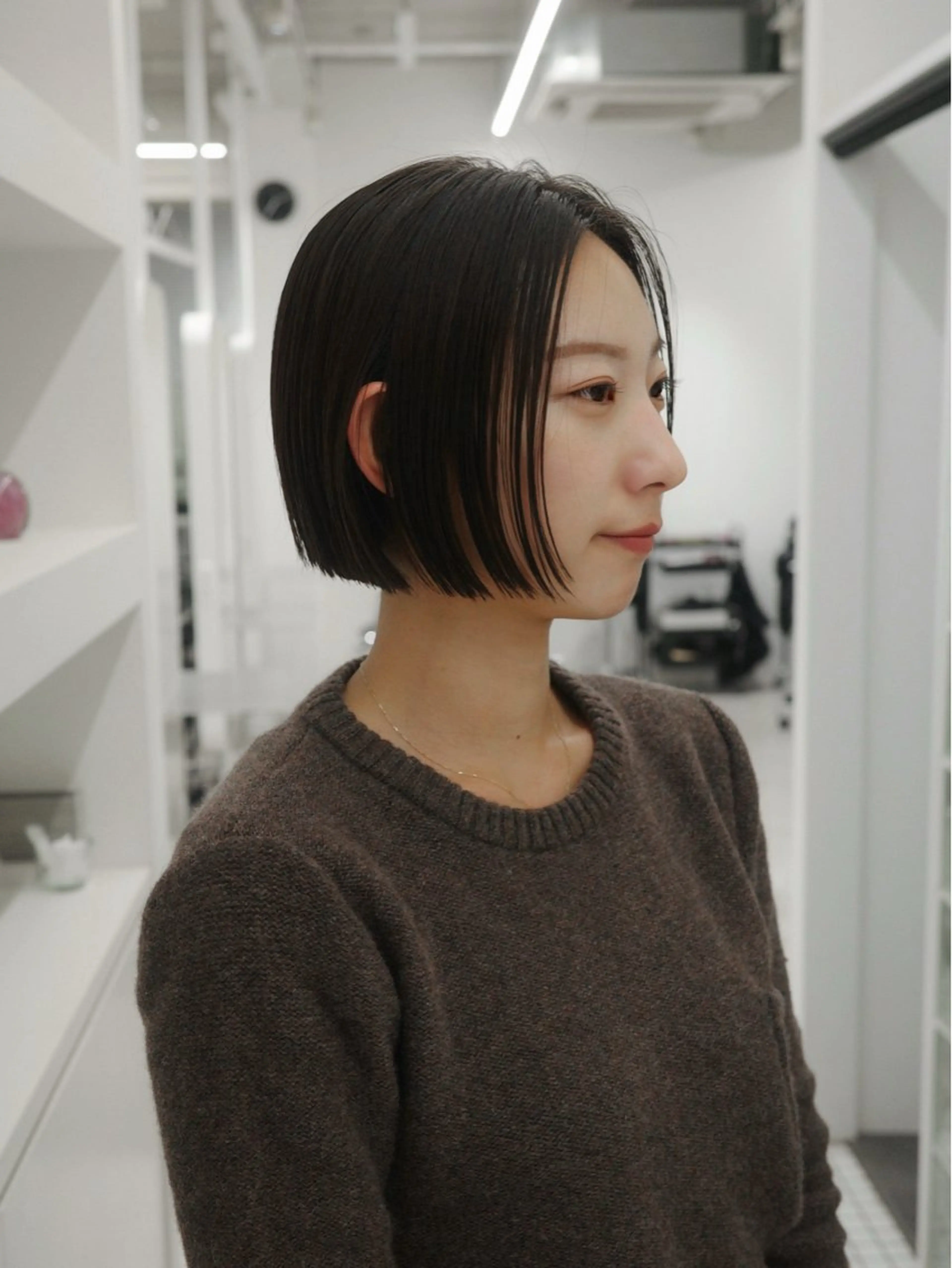 ショート カット 🌱ぱつっと/ボブ 🌱のヘアスタイル