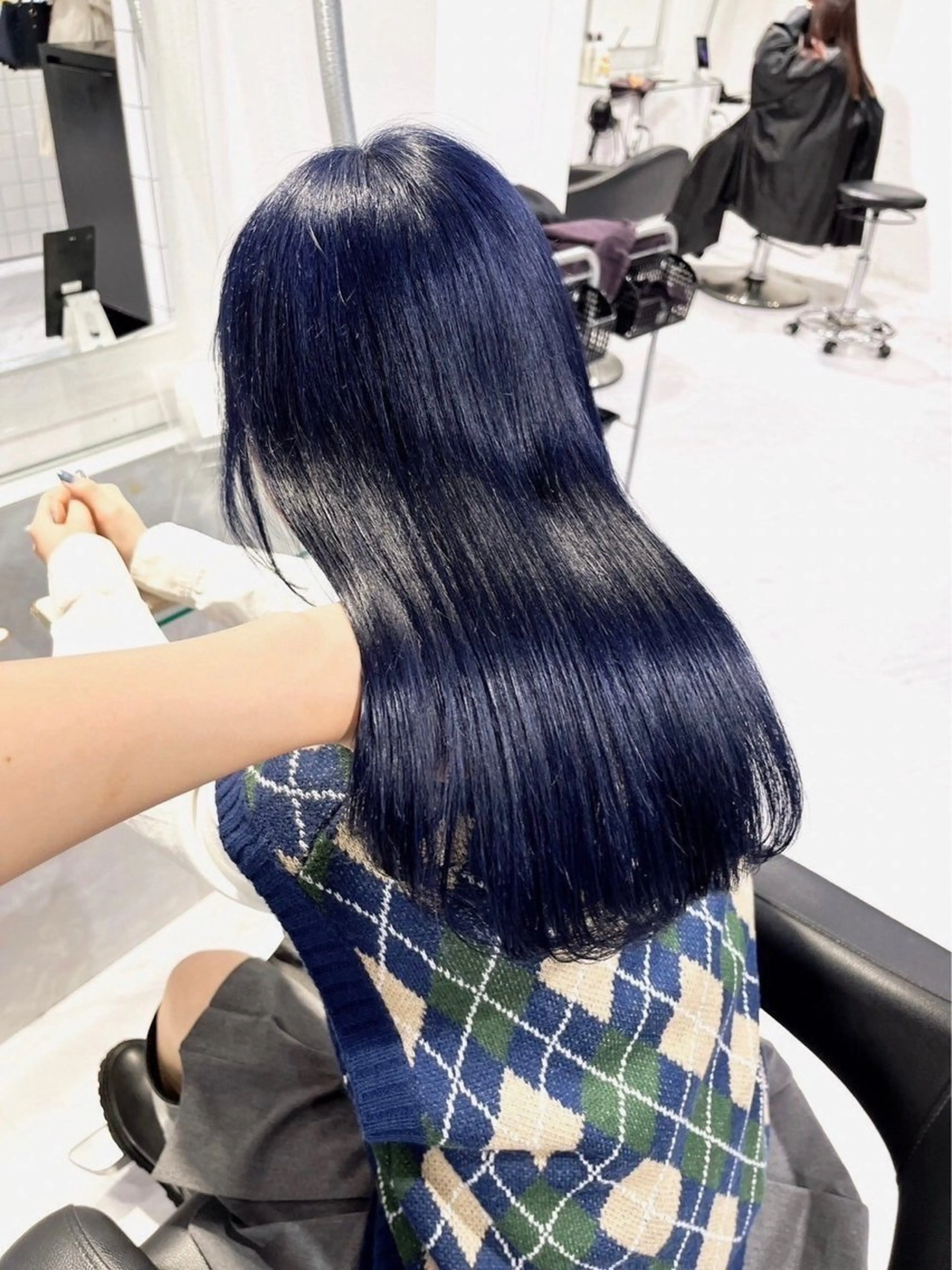 ロング カラー ハイトーン🌈メンズ カット♡Machanのヘアスタイル