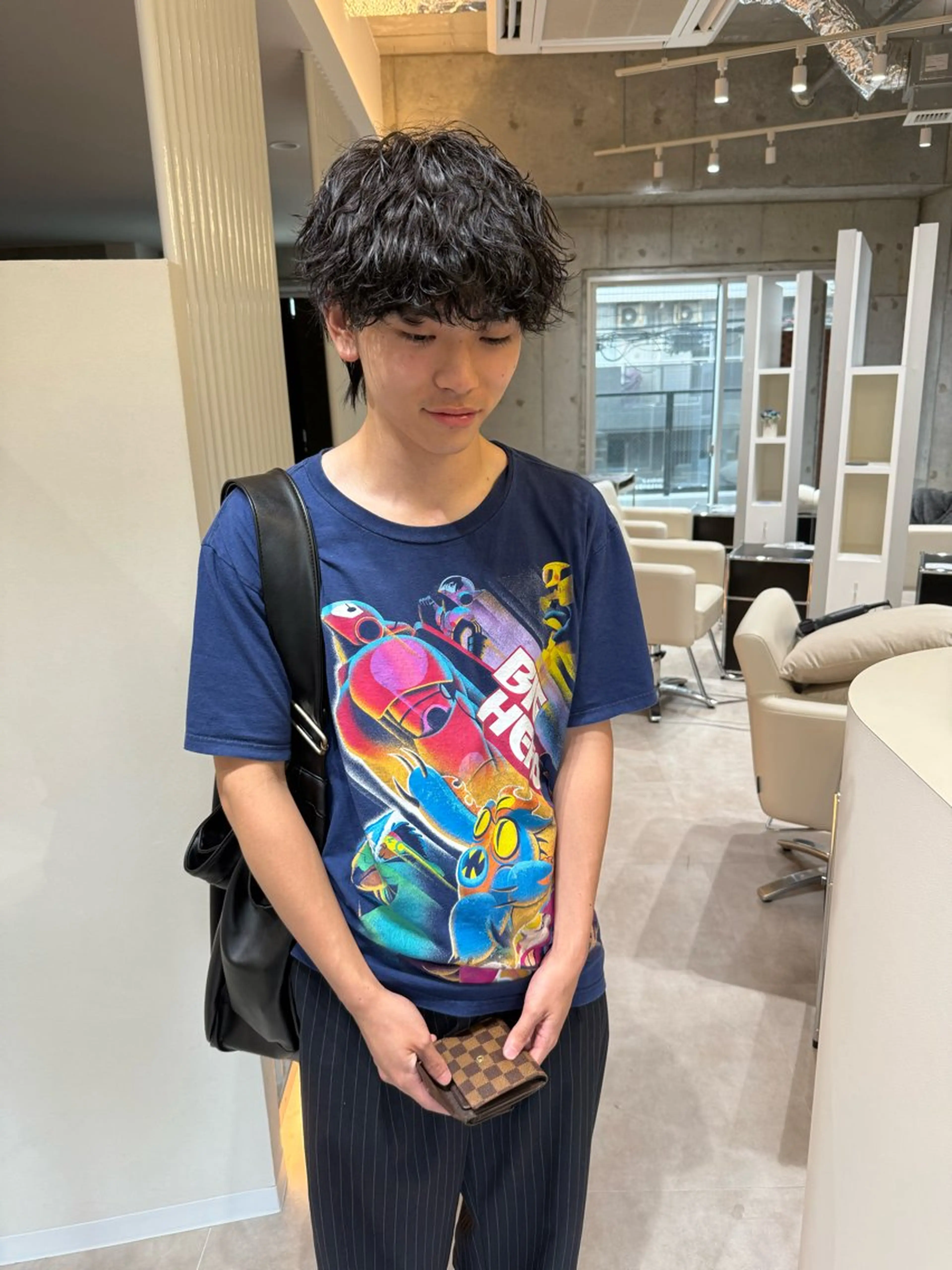 ショート カット パーマ メンズ特化 代表　岡　大斗のヘアスタイル