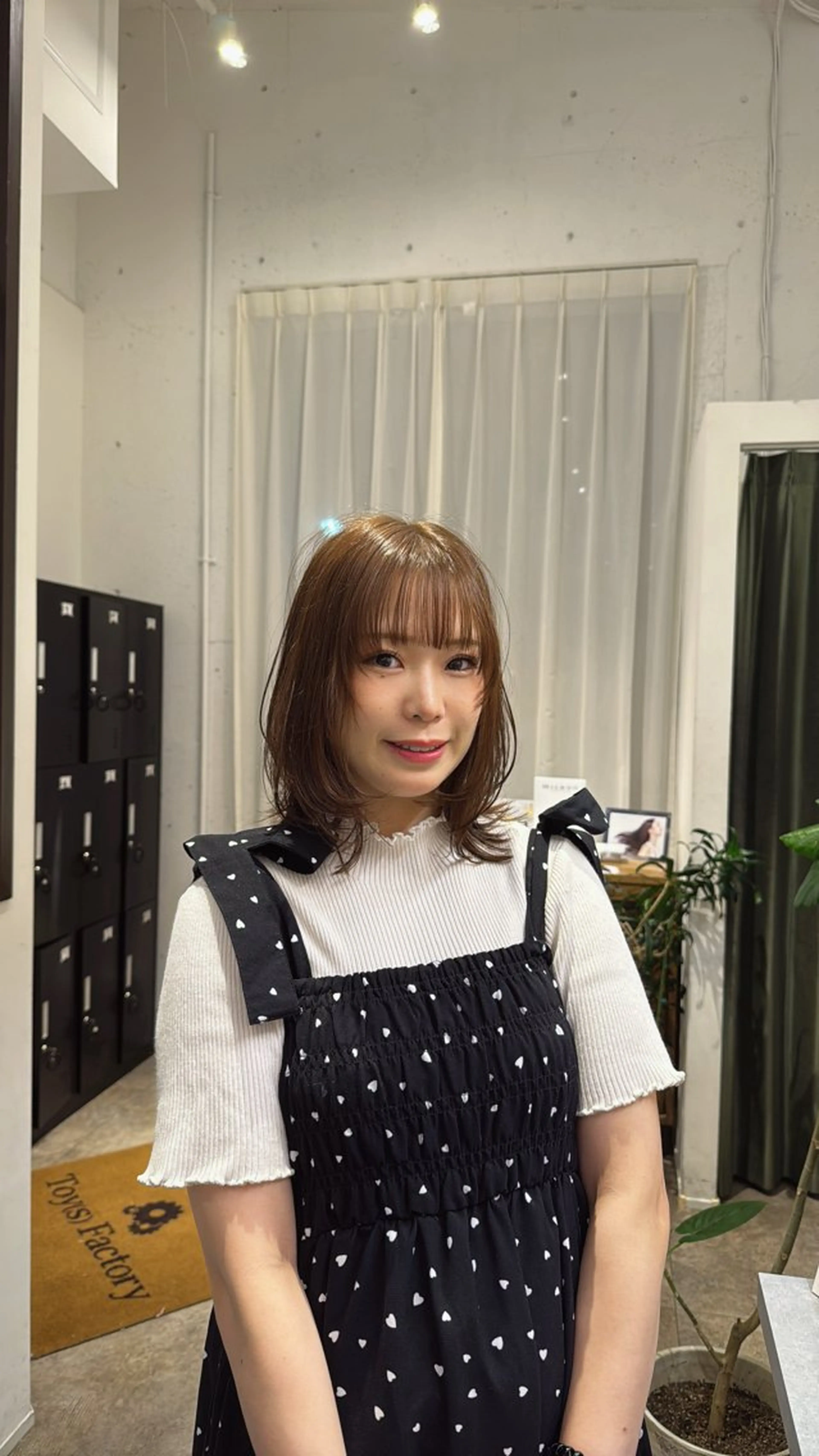似合わせボブカットの写真