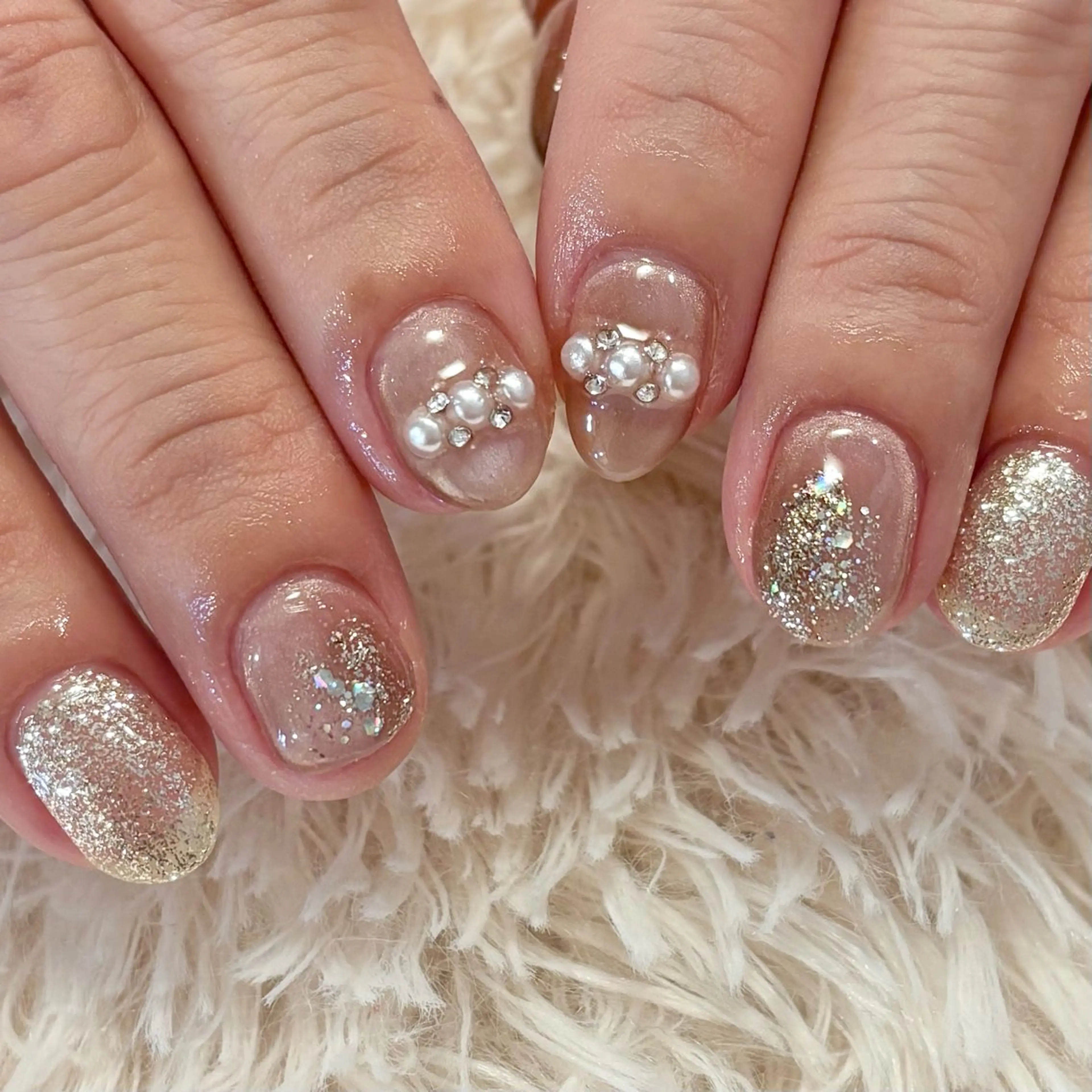 🗓️日付限定2枠のみ🗓️12/6 13:00​〜​定額パールデザイン🤍(オフなし)の写真