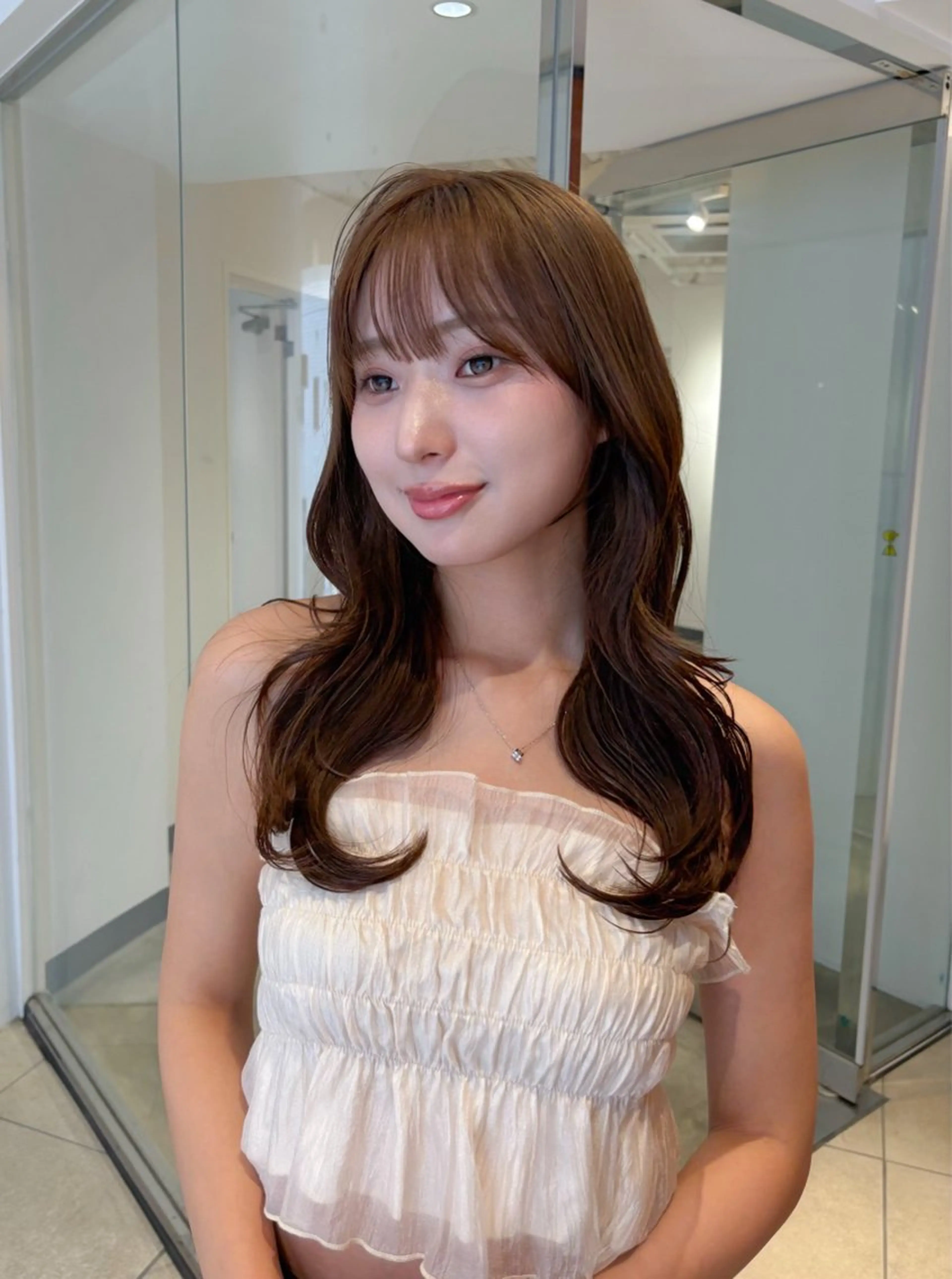 ✨💕【🥈女性人気NO.2🥈】ブリーチなしで可愛くなりたい方へおすすめの艶カラー💕✨の写真