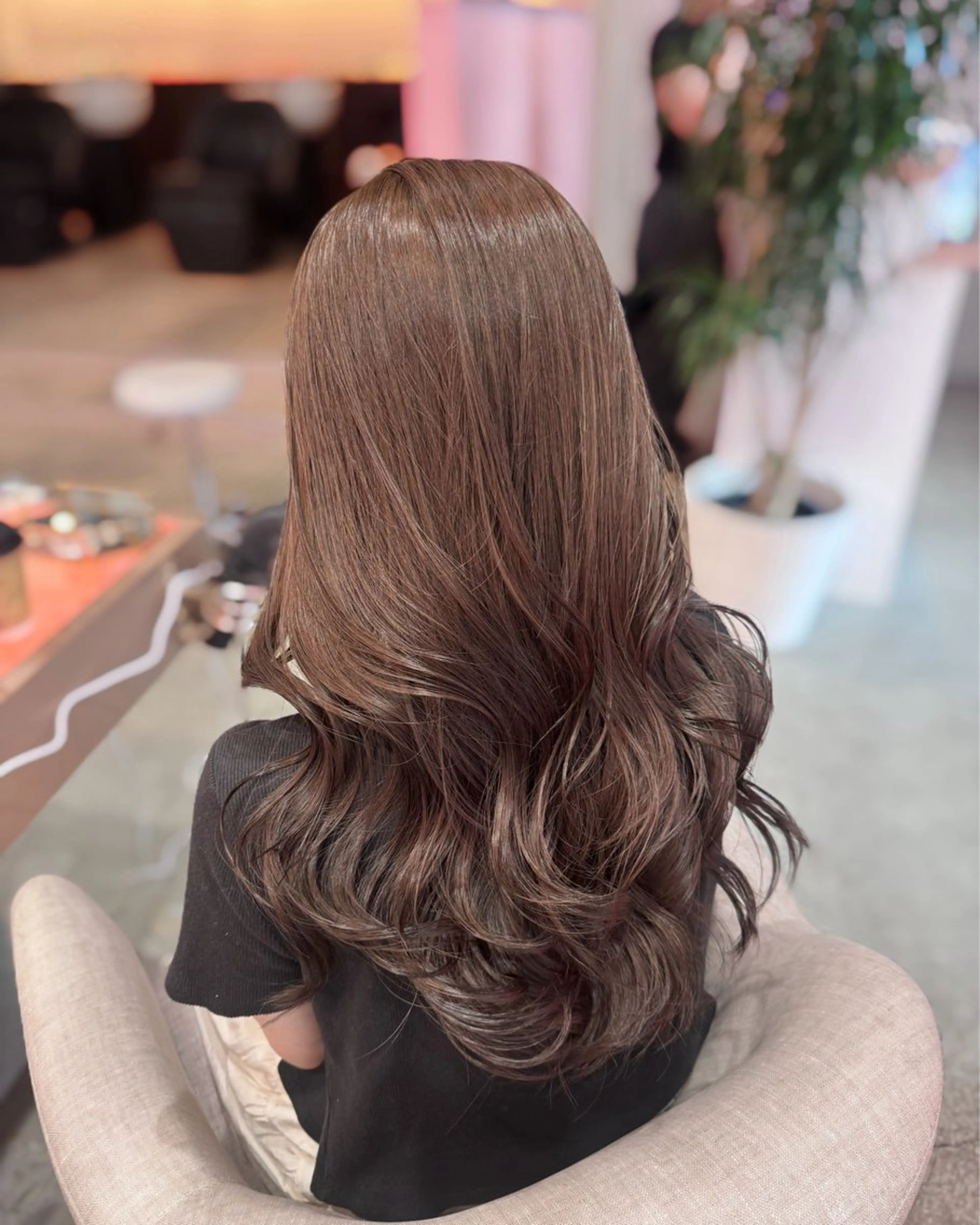 ロング カット ヘアカラー wixymimi　hair salon所属・艶カラー✨レイヤー 𝐚𝐲𝐚𝐤𝐚のヘアスタイル