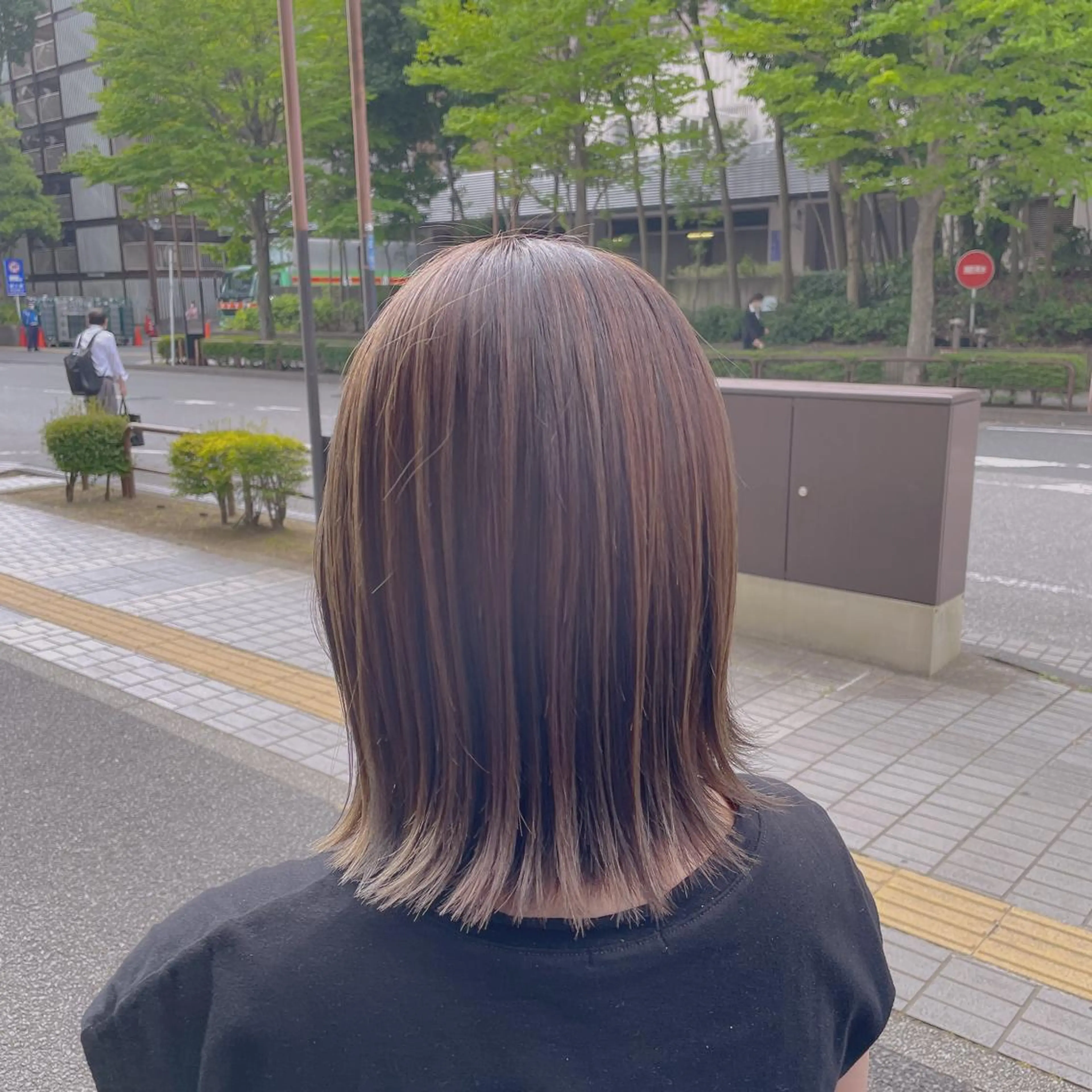 ショート ヘアカラー 韓国ヘア/レイヤー 🇰🇷/艶髪/長橋のヘアスタイル