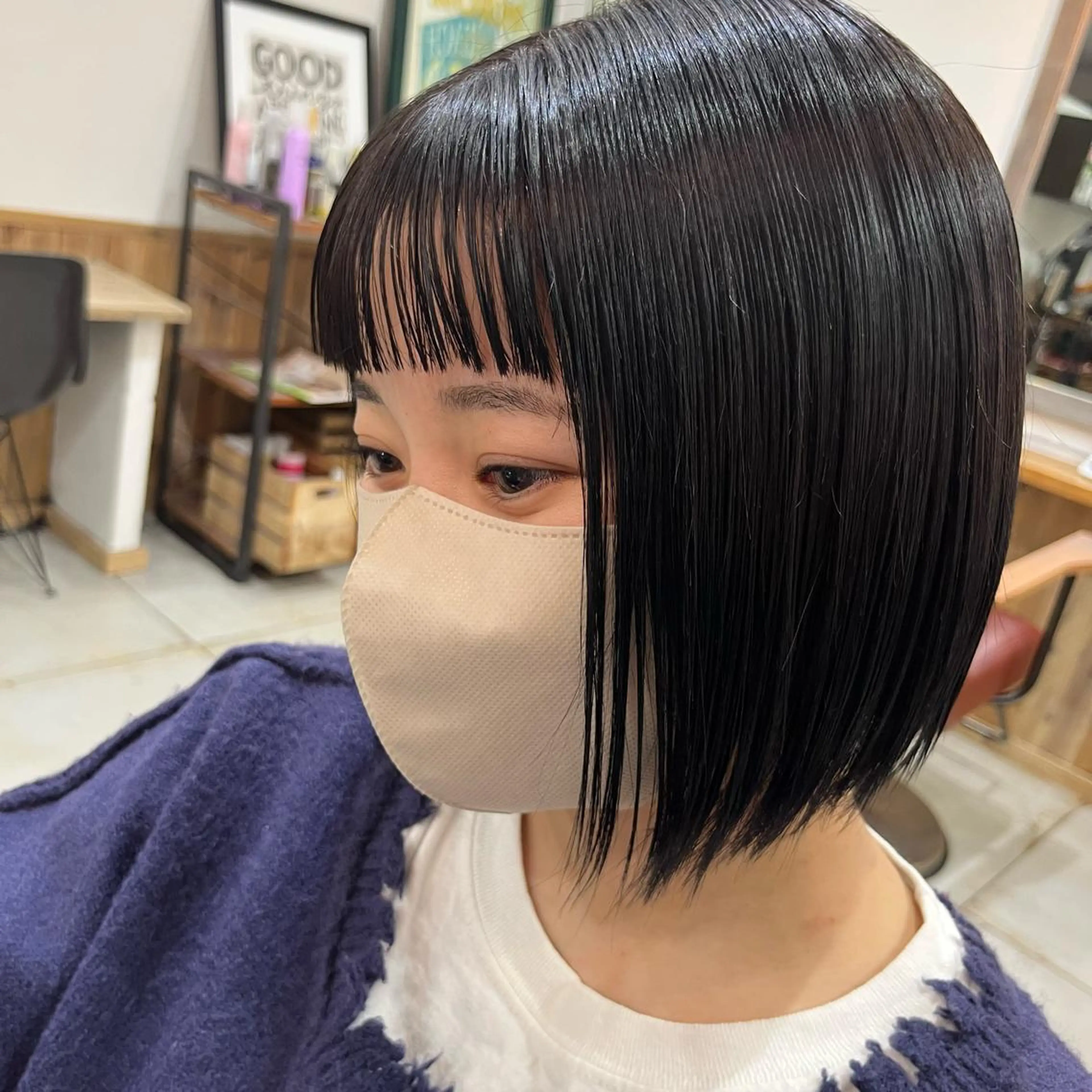 ショート カラー ショートボブ ボブ ショートヘア カット ヘアカラー トリートメント 🦋坂本 未結🦋のヘアスタイル