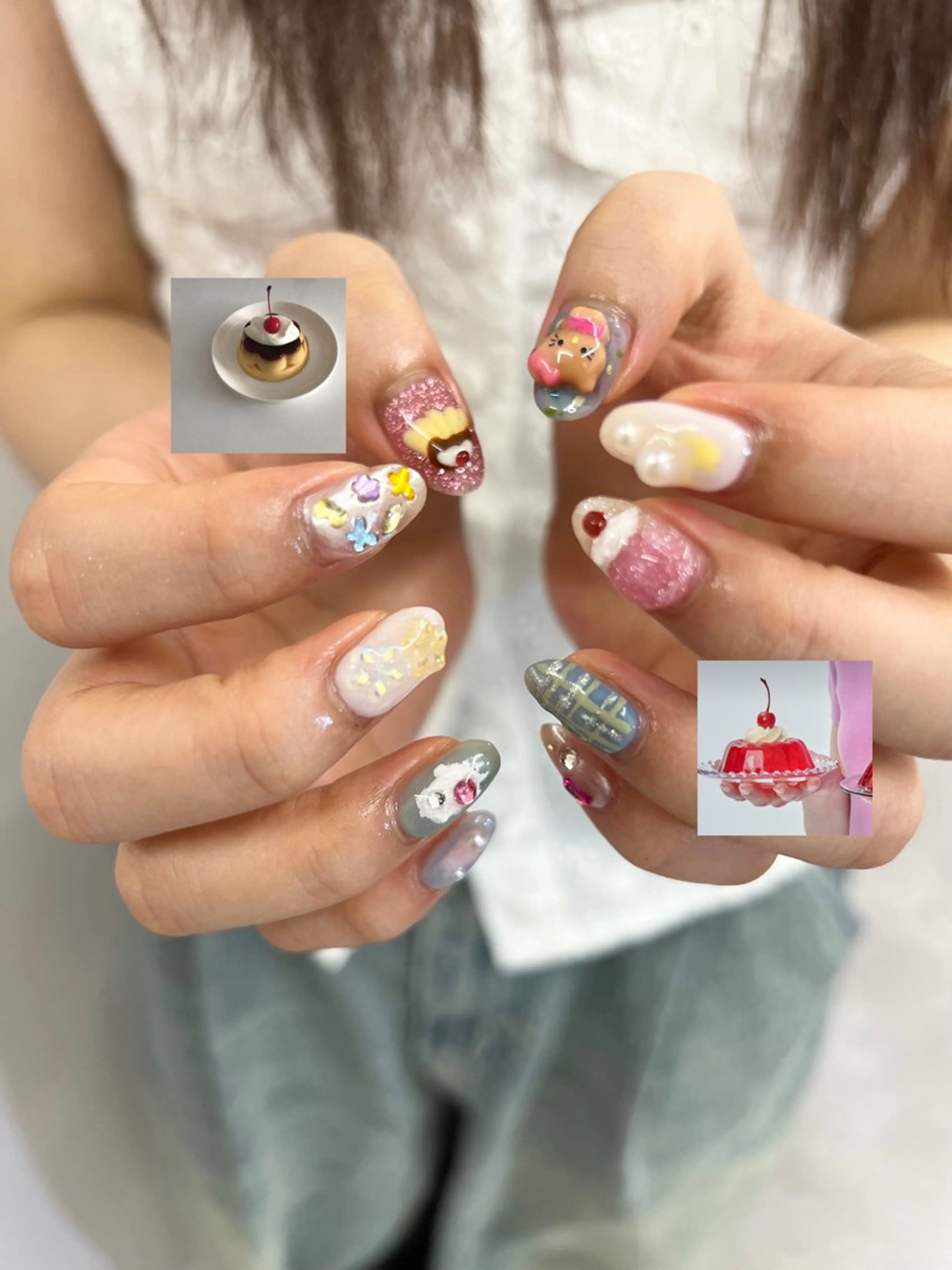 ネイル ジェルネイル 韓国ネイル マグネットネイル ニュアンスネイル パラジェル ハンドネイル ハンドケア Bana_ Nailのネイルデザイン