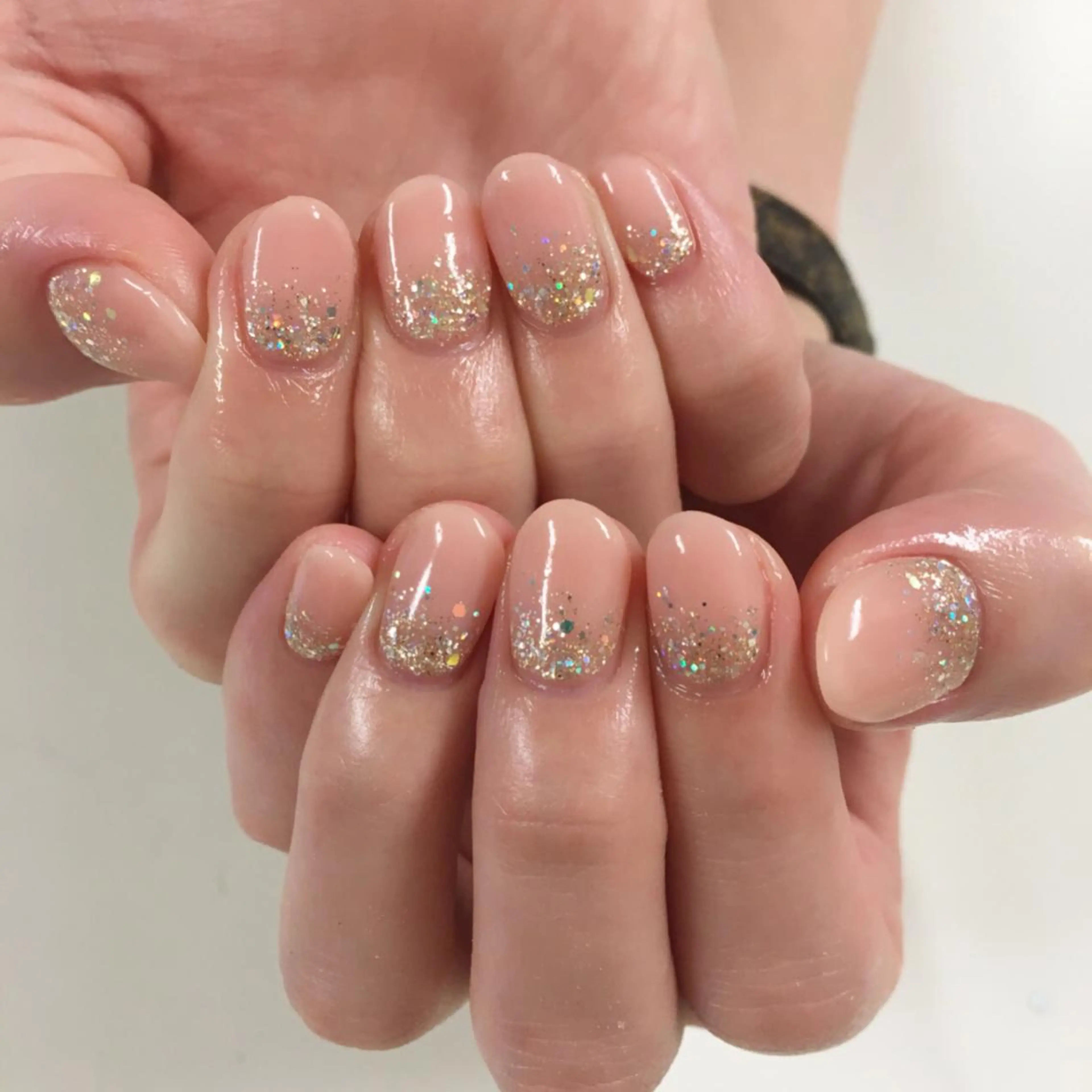 ネイル ラメ(グリッター) ハンドネイル SHINE NAILのネイルデザイン