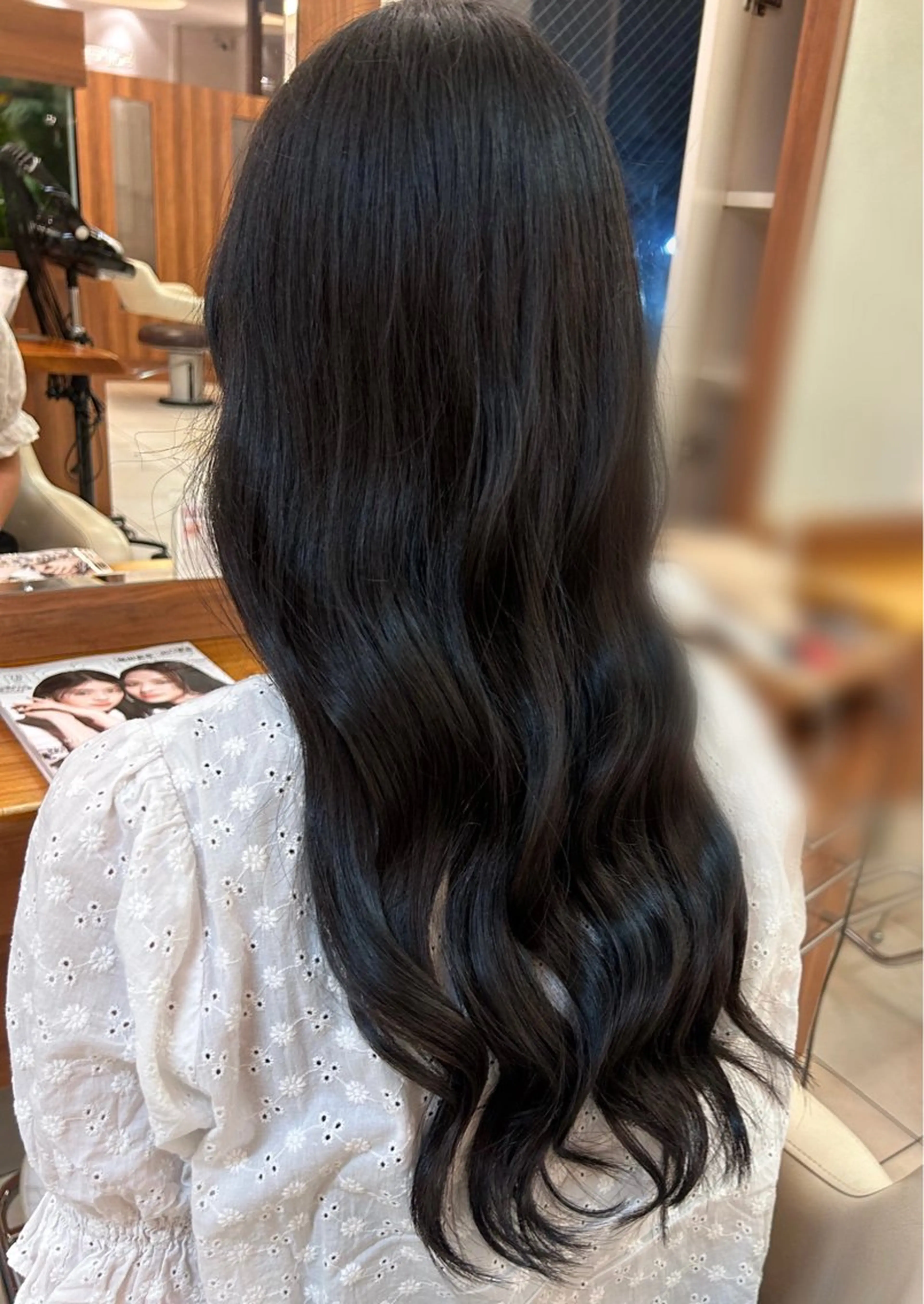 ロング 三瓶 公子のヘアスタイル