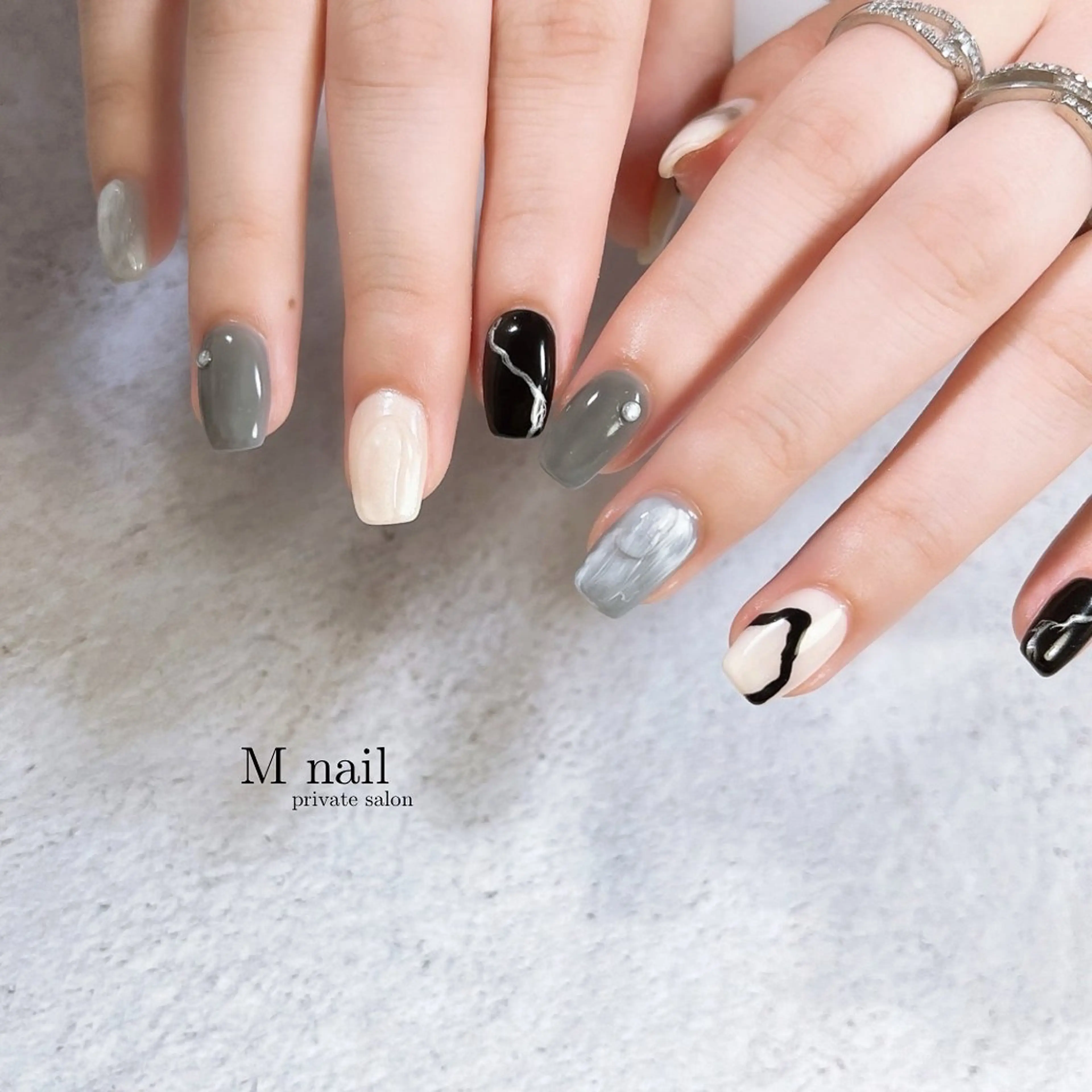 ネイル ハンドネイル M　nail所属・M nailのネイルデザイン