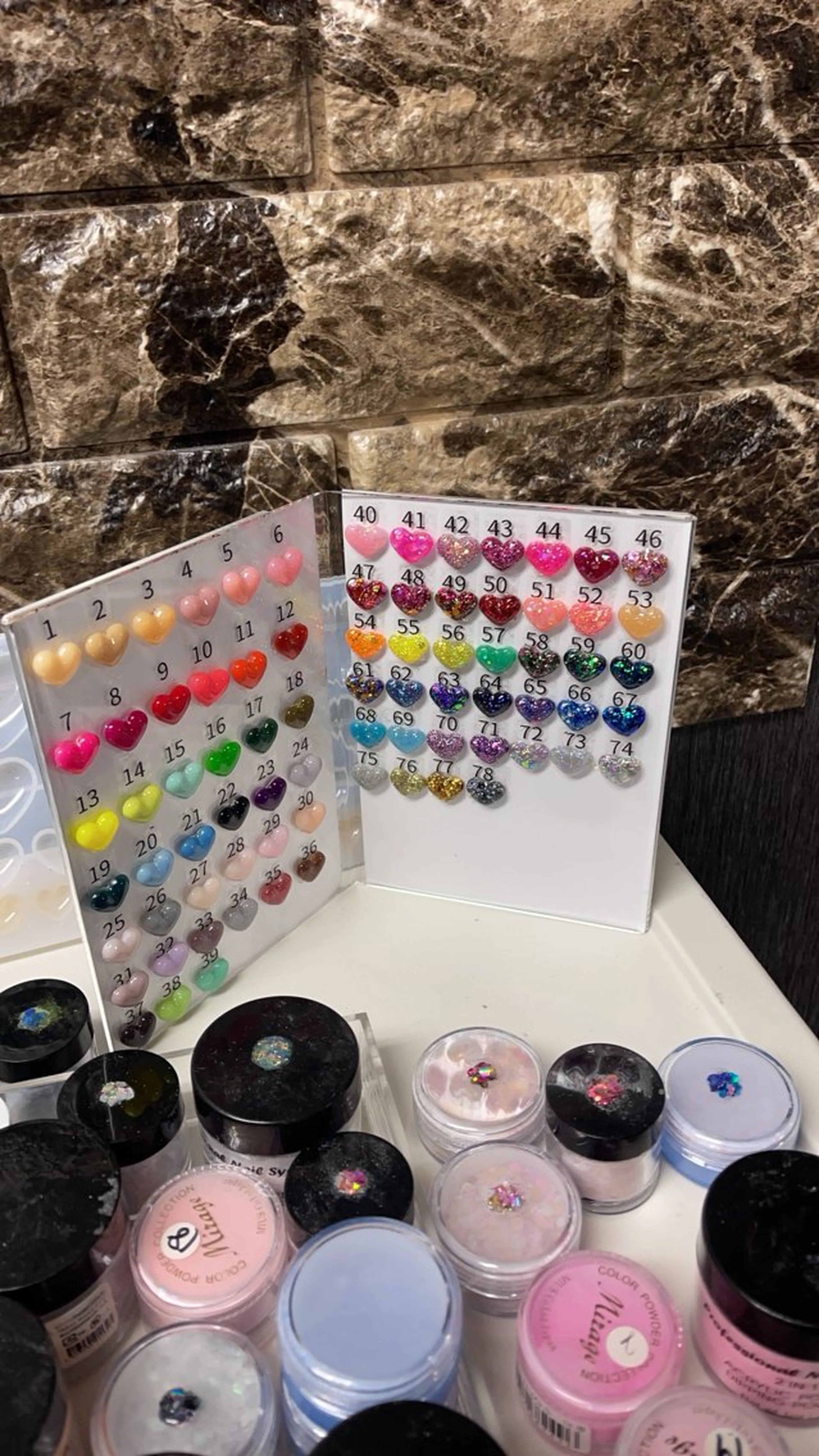 ネイル ラメ(グリッター) ハンドネイル M.JEWELRY AIのネイルデザイン