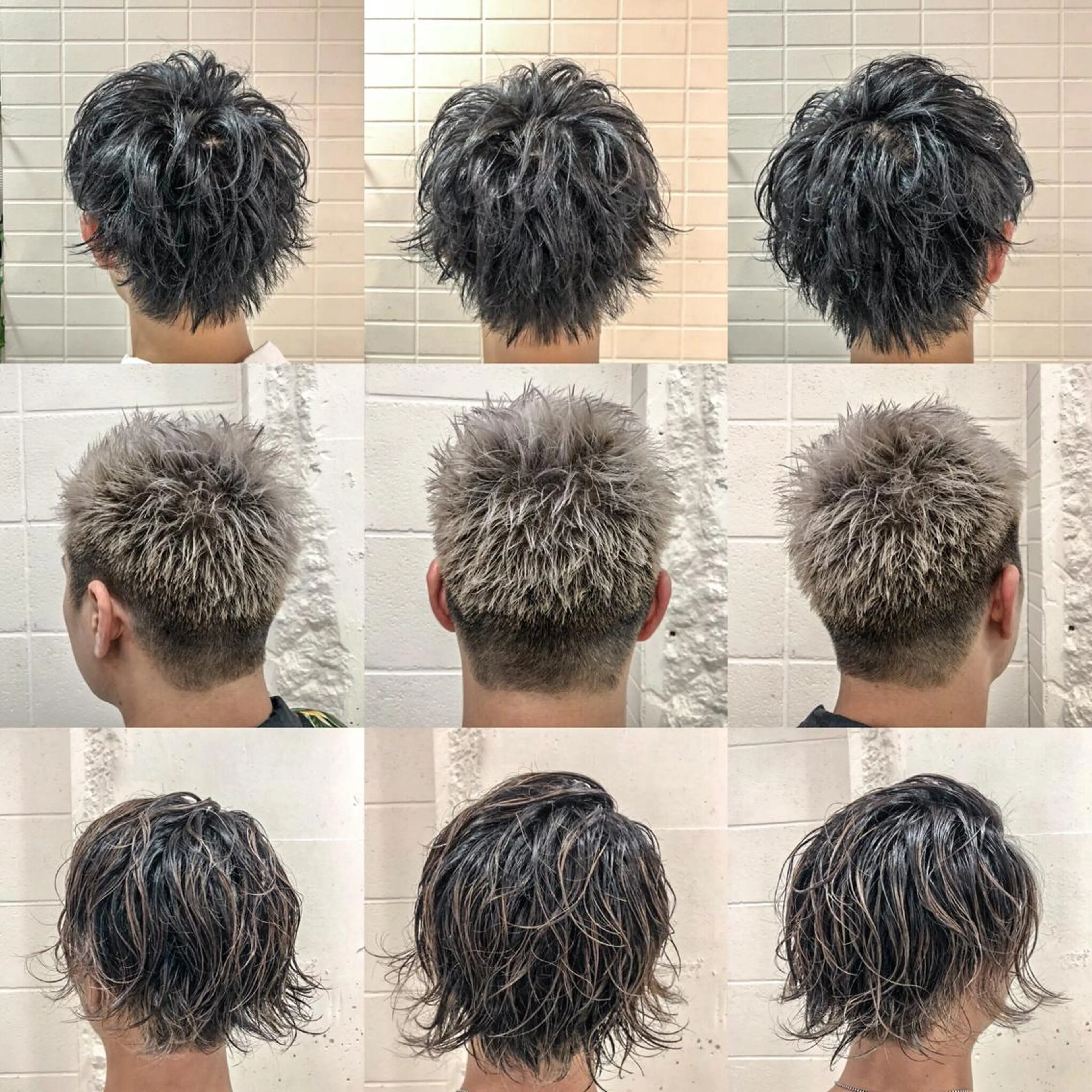 ショート カラー パーマ メンズ ⭐️口コミ5.0⭐️ 当日予約可能👌🏼のヘアスタイル