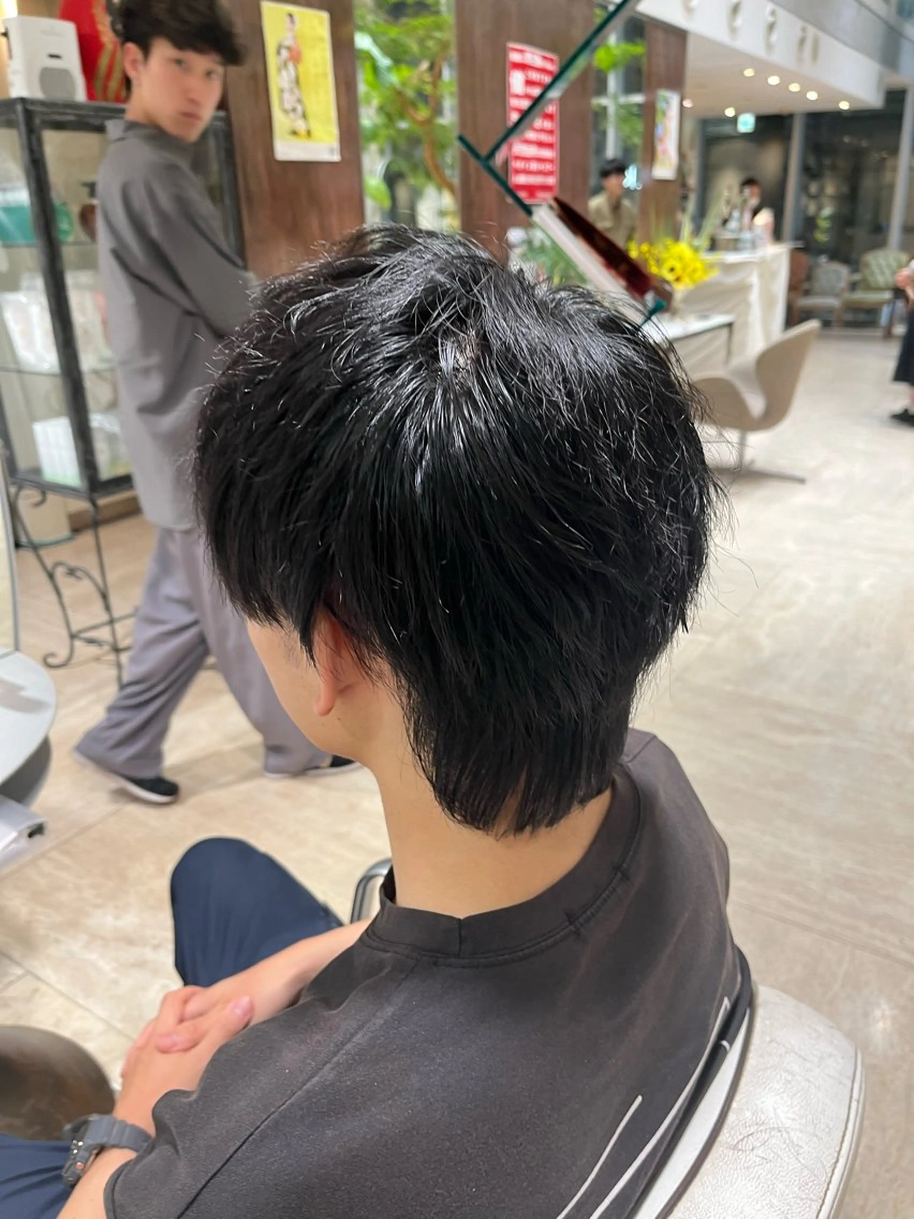 ショート メンズ マッシュウルフ マッシュ メンズウルフカット ウルフカット オブヘア　ウエスト店所属・鈴木 夏季/お悩み相談のヘアスタイル
