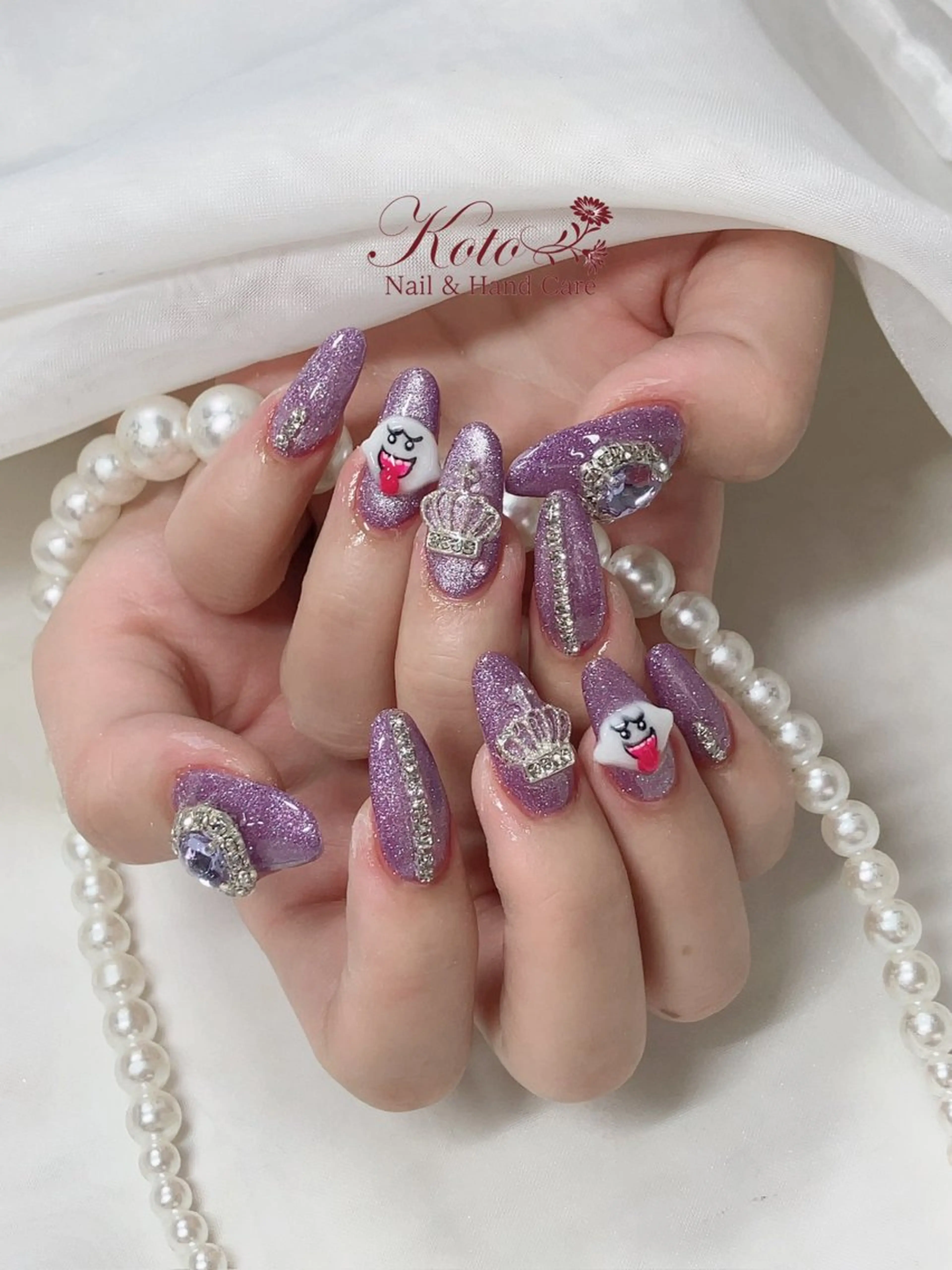 ネイル 長さ出し ジェルネイル 持ち込み ニュアンスネイル 赤色 Risa ネイルサロンKOTOのネイルデザイン