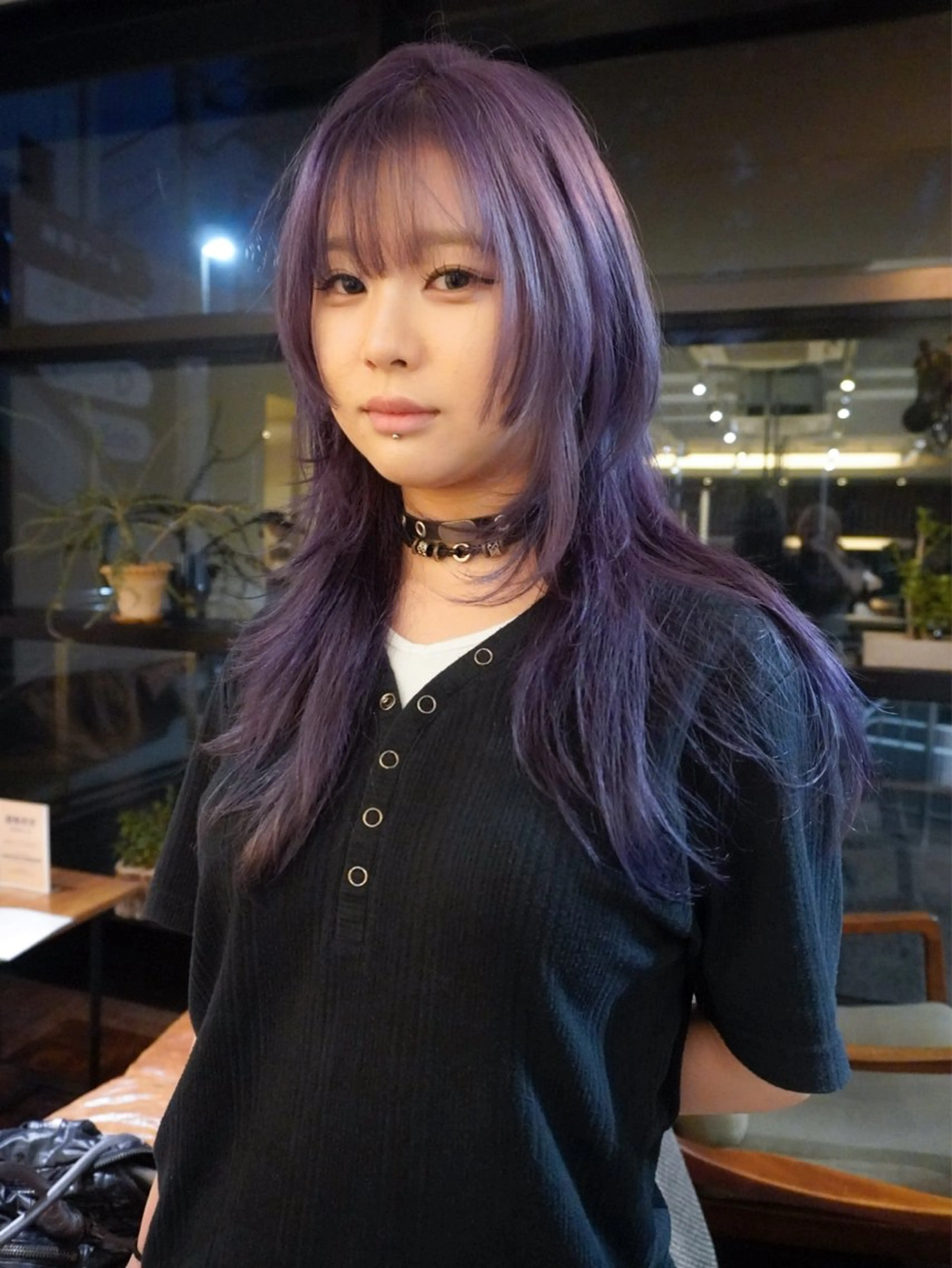 ロング ヘアカラー 愛瑠奈 erunaのヘアスタイル